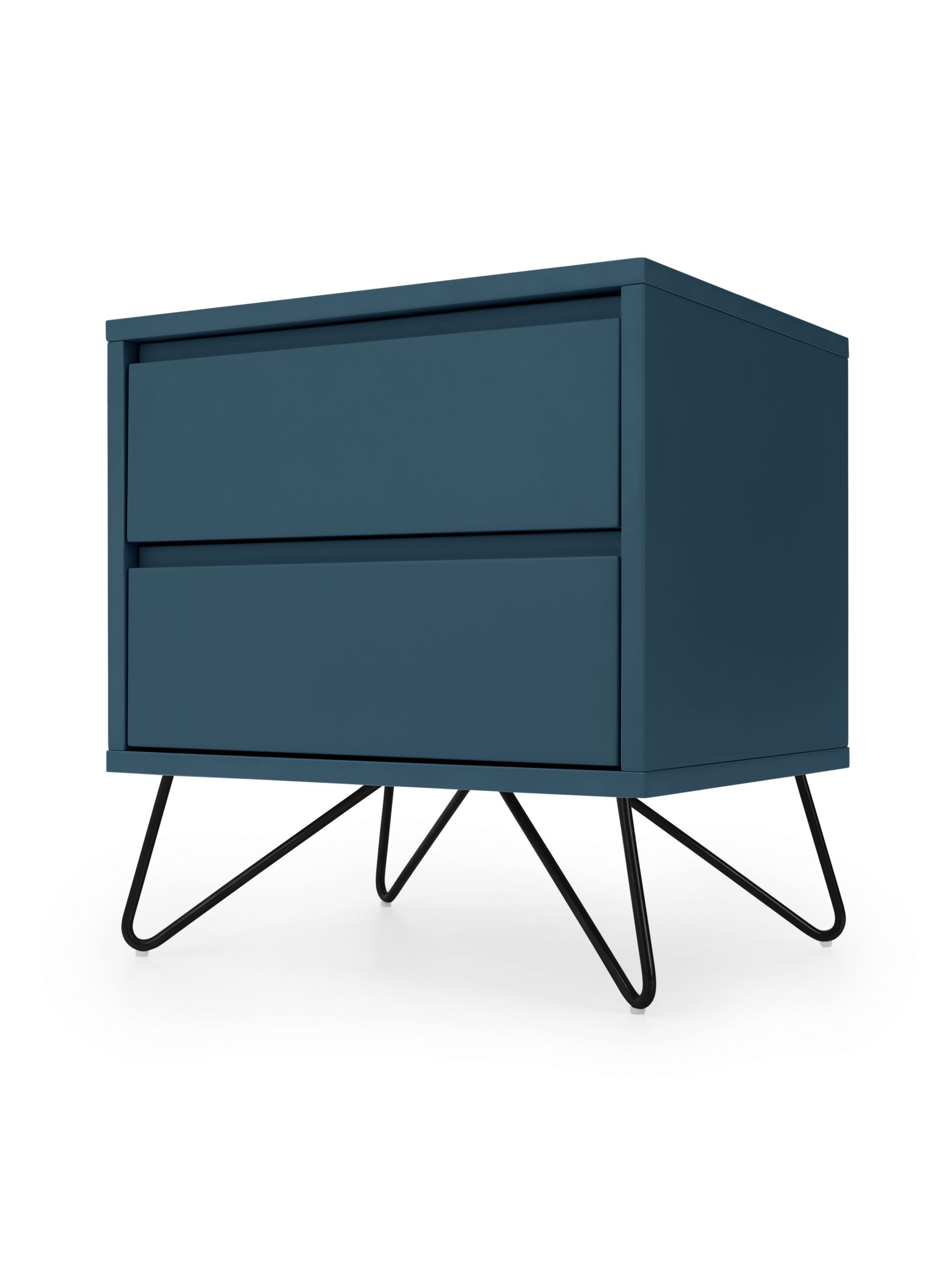 Elona Bedside Table in Blue - Image 1 of 4