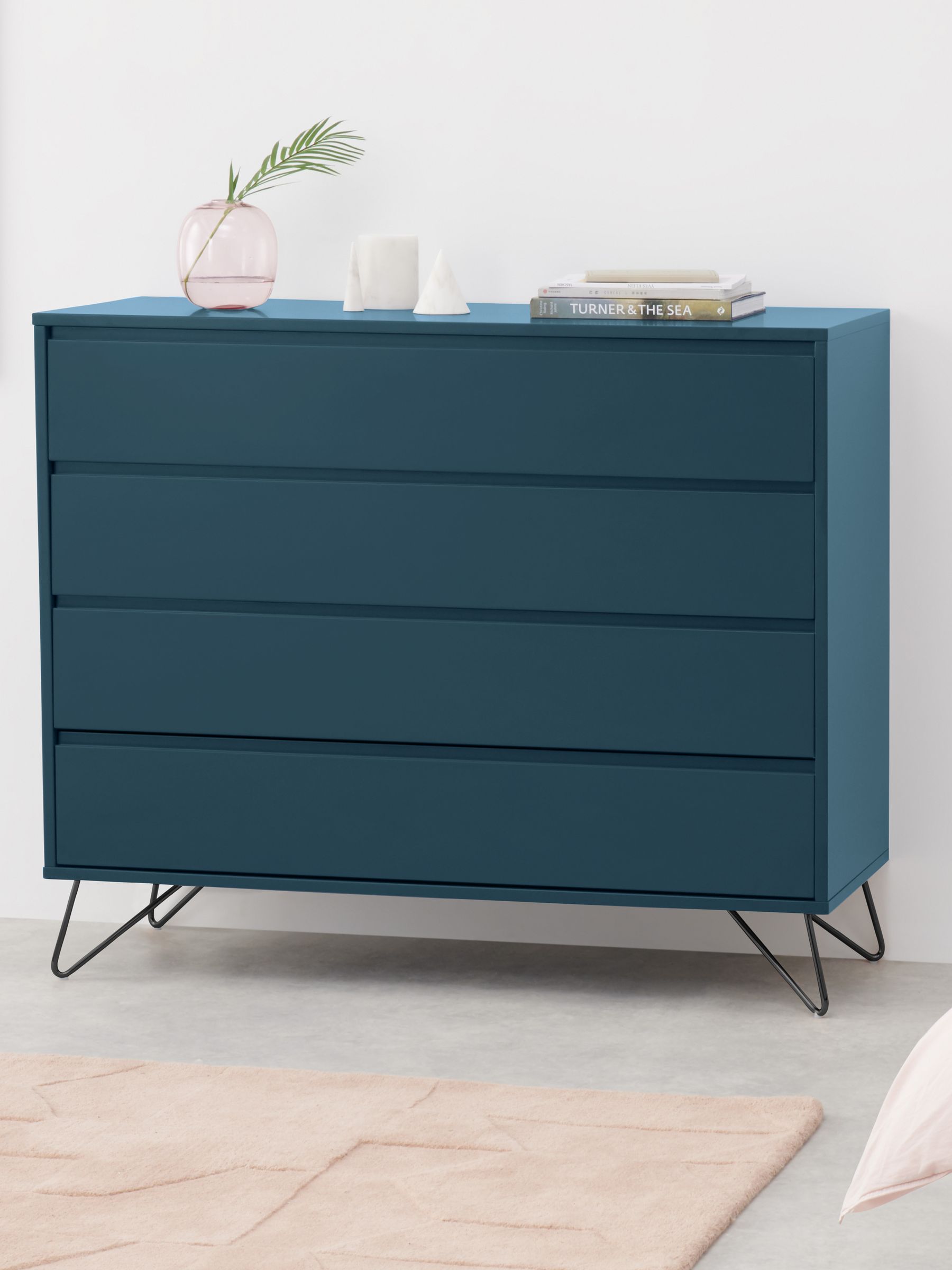 Elona Chest of Drawers in Blue - Image 2 of 5