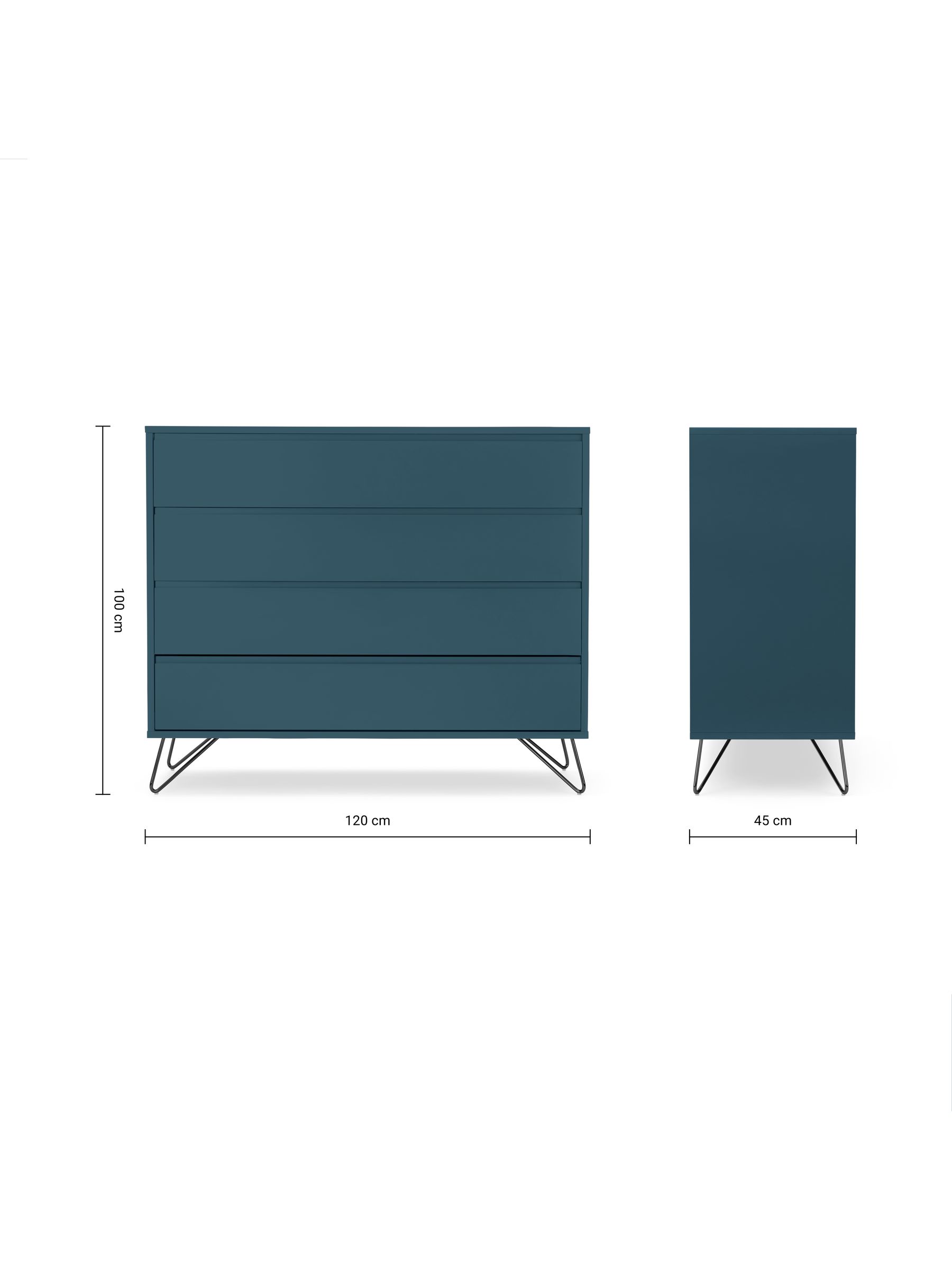 Elona Chest of Drawers in Blue - Image 5 of 5