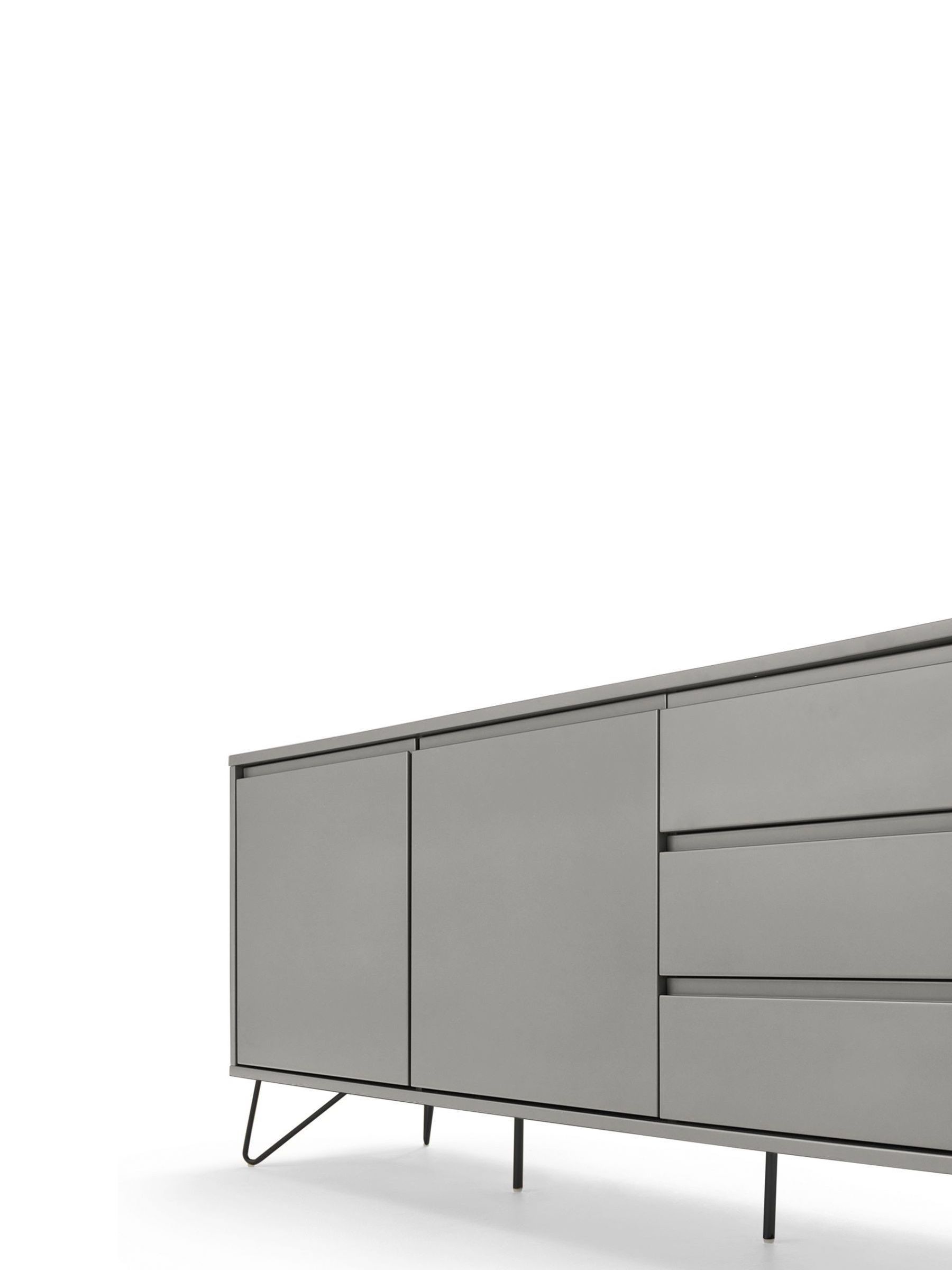 Elona Large Sideboard in Grey - Image 2 of 5