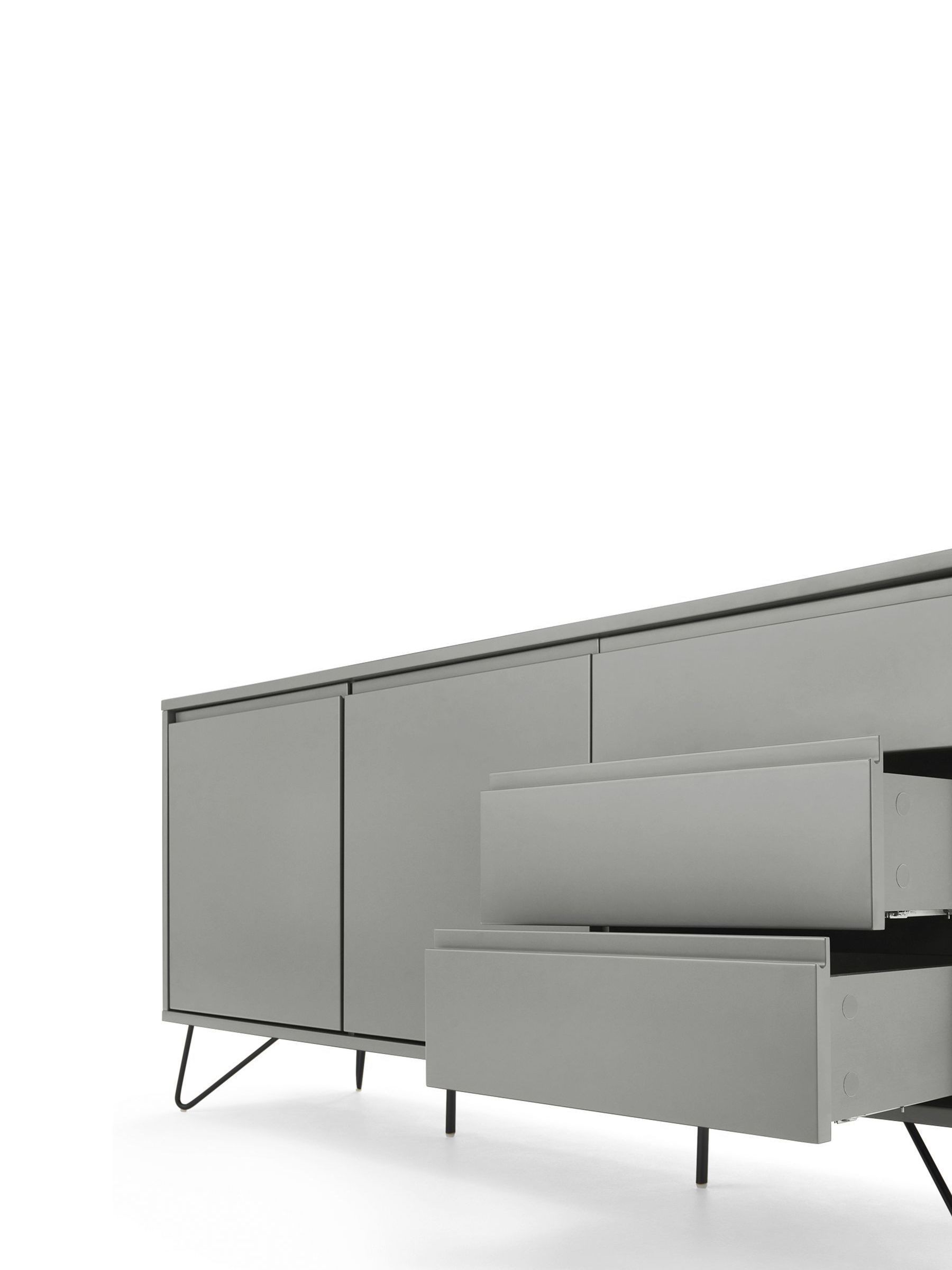 Elona Large Sideboard in Grey - Image 5 of 5