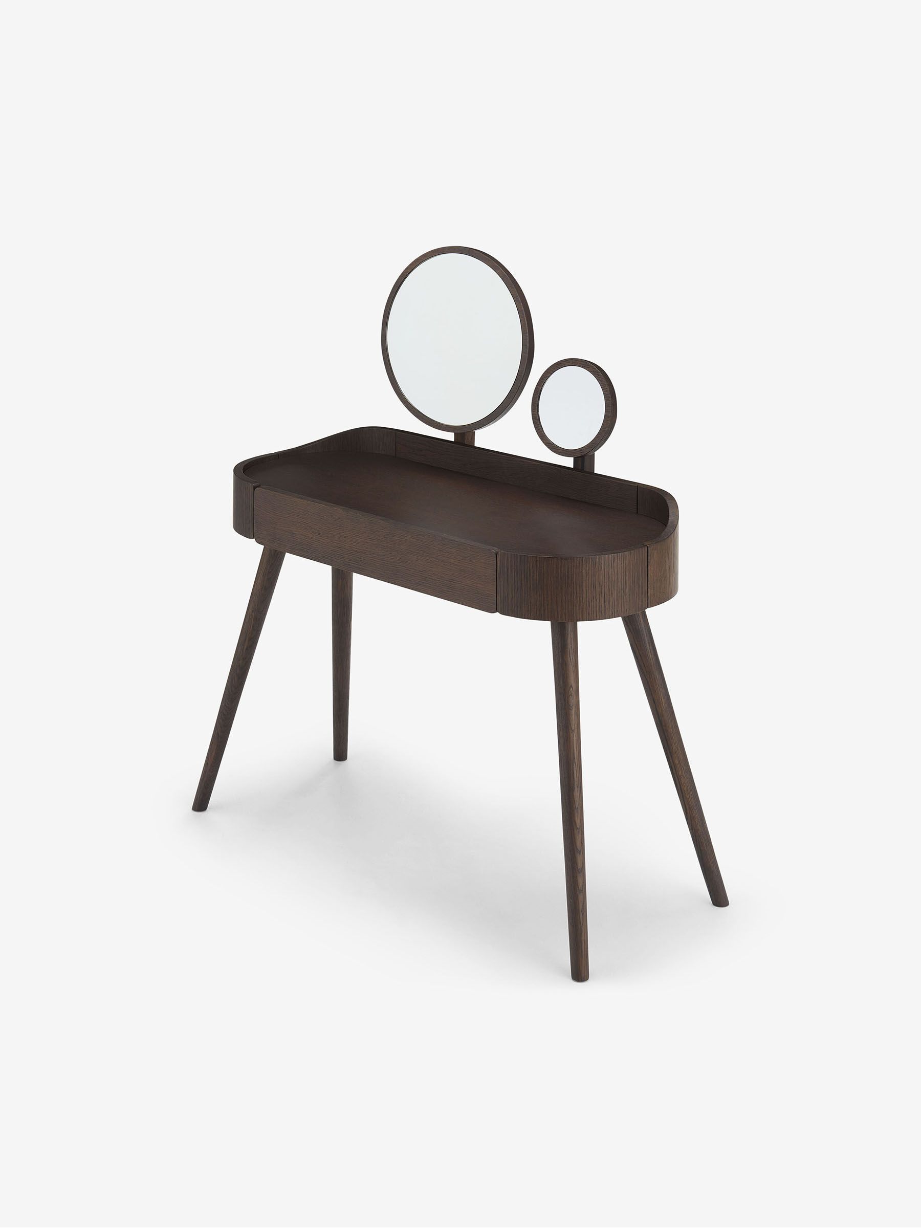Odie Console Dressing Table in Dark Stain Oak - Image 1 of 1