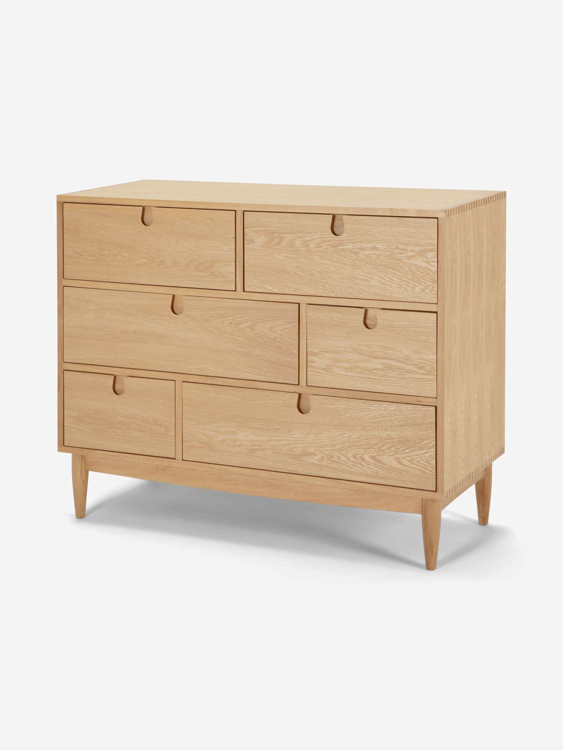 Penn 6 Drawer Chest of Drawers in Oak - Image 3 of 3