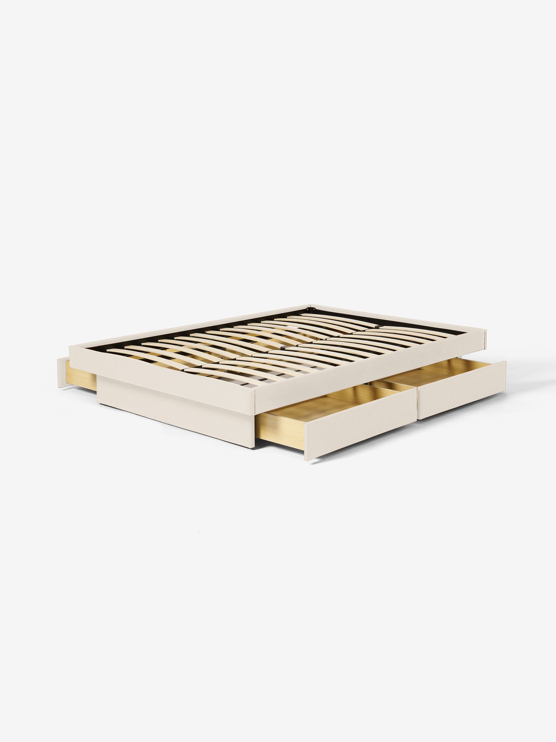 Robyn Platform Storage Bed in Oatmeal - Image 5 of 5