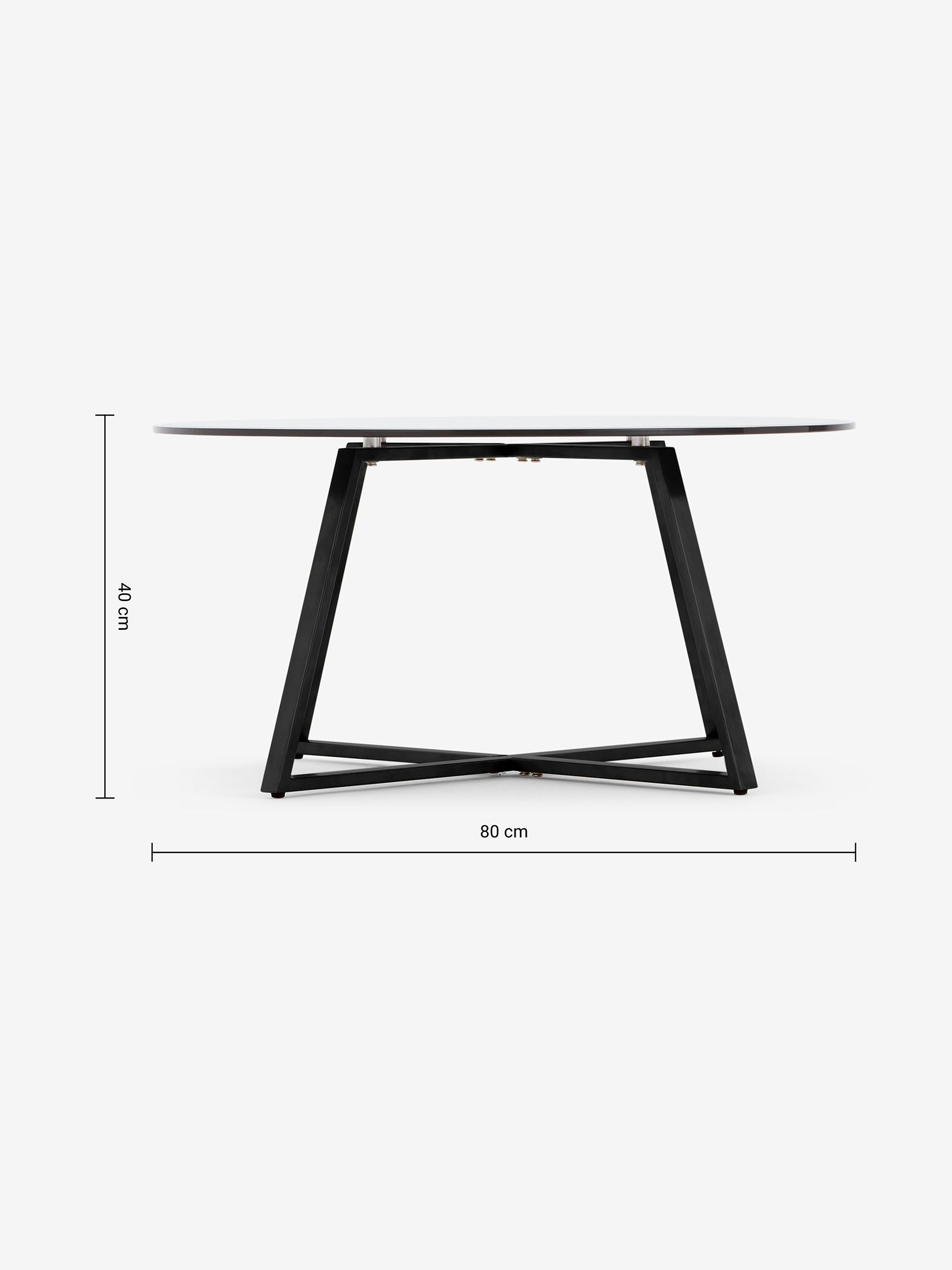 Haku Coffee Table in Black - Image 2 of 2