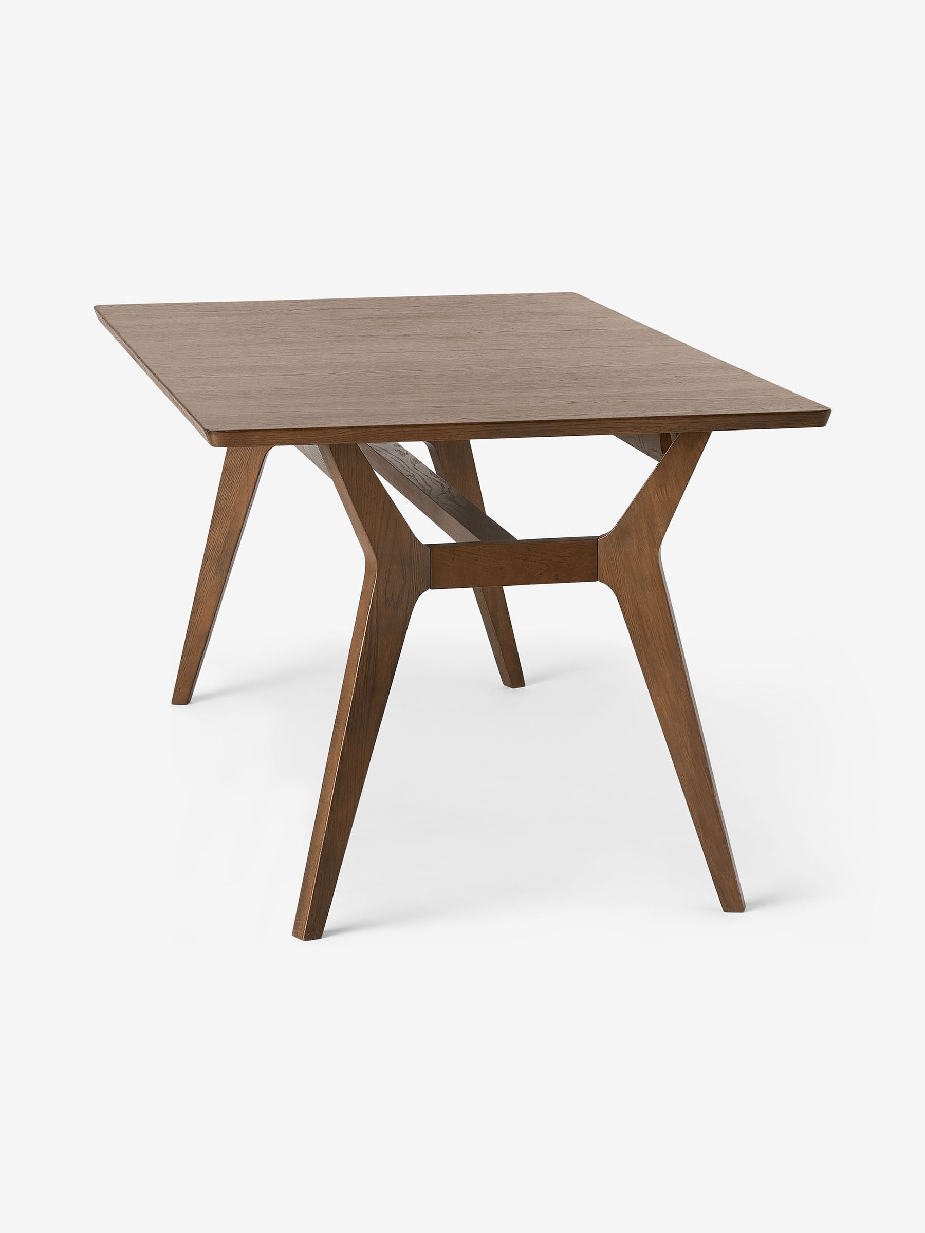 Jenson Extendable 6 to 8 Seater Rectangle Dining Table in Dark Stain Oak - Image 2 of 2
