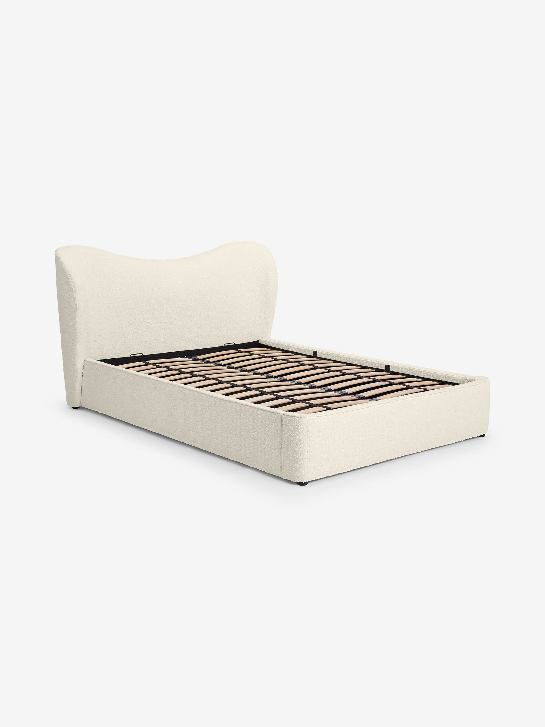 Kooper Ottoman Storage Bed in White - Image 1 of 2