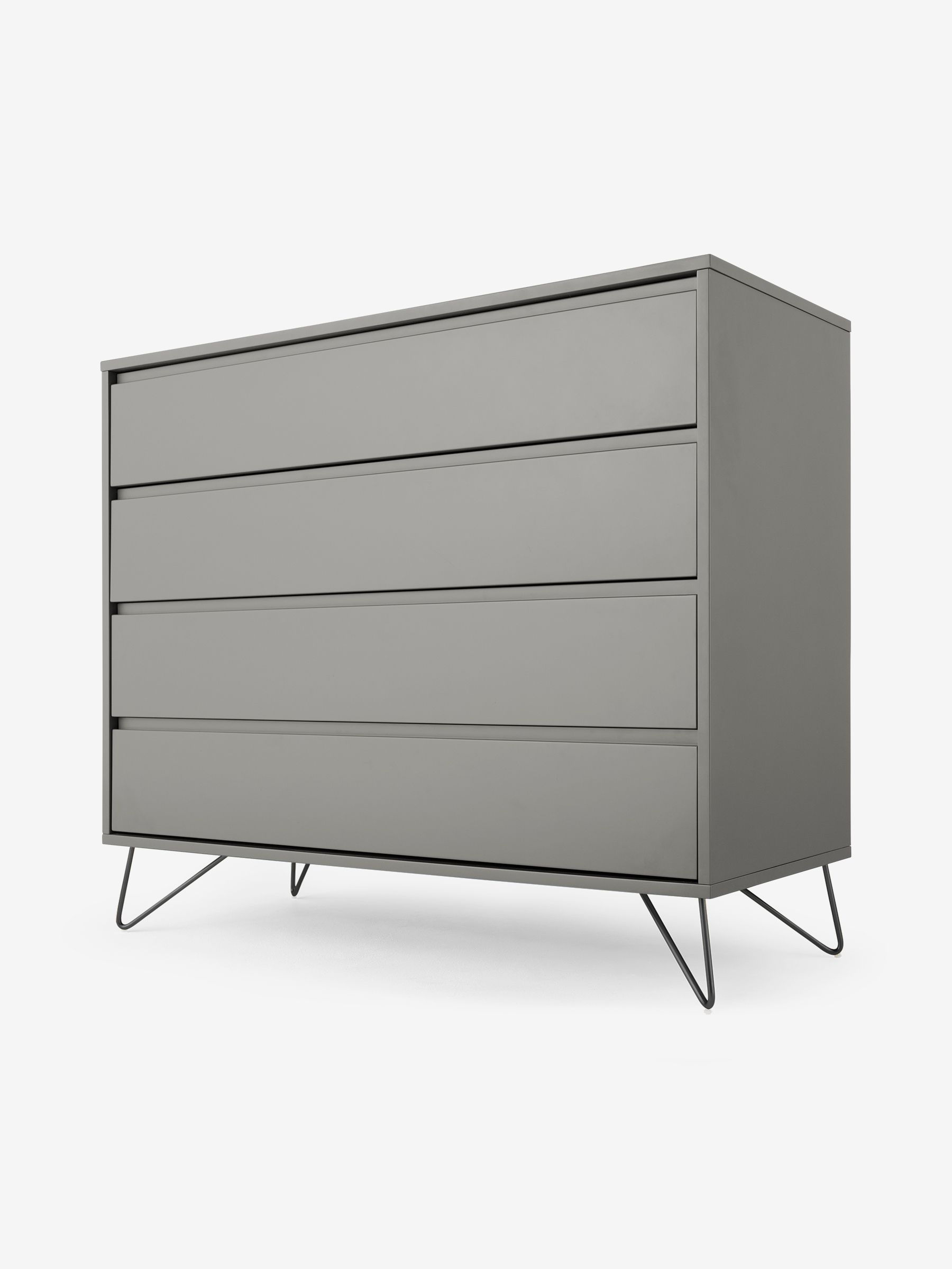 Elona Chest of Drawers in Grey - Image 1 of 5 Elona Chest of Drawers in Grey - Image 1 of 5