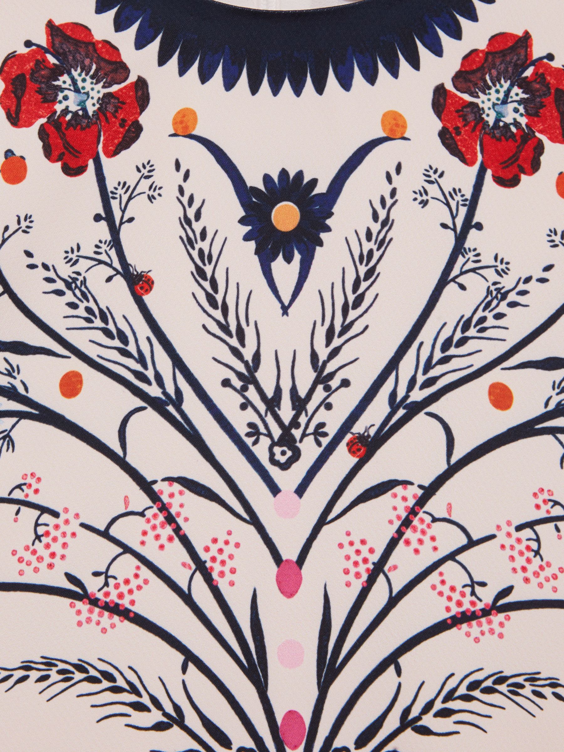 Senior Floral Printed Dress in Ivory - Image 7 of 7