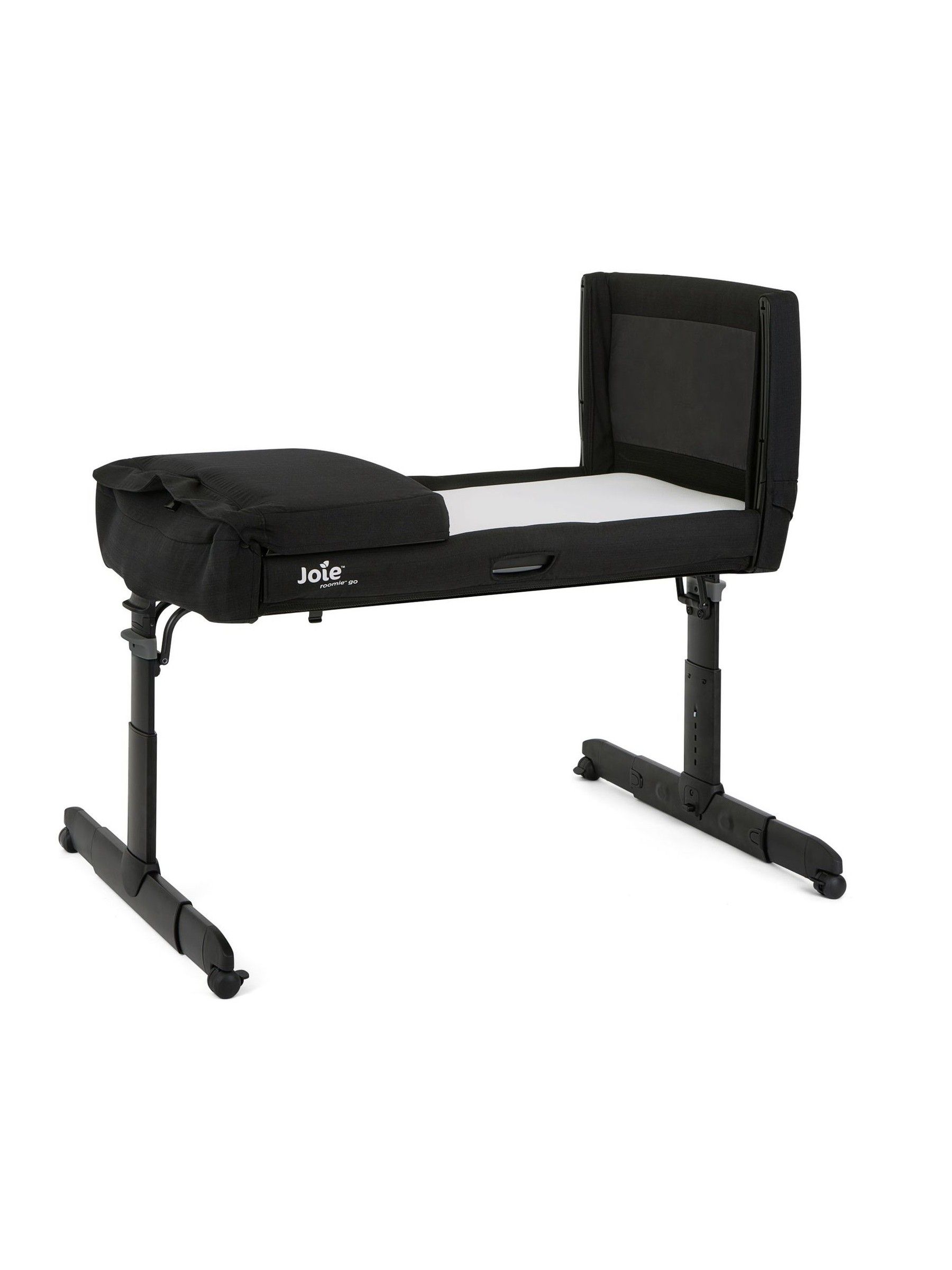 Joie Grey Shale Roomie Go Bedside Crib - Image 6 of 9