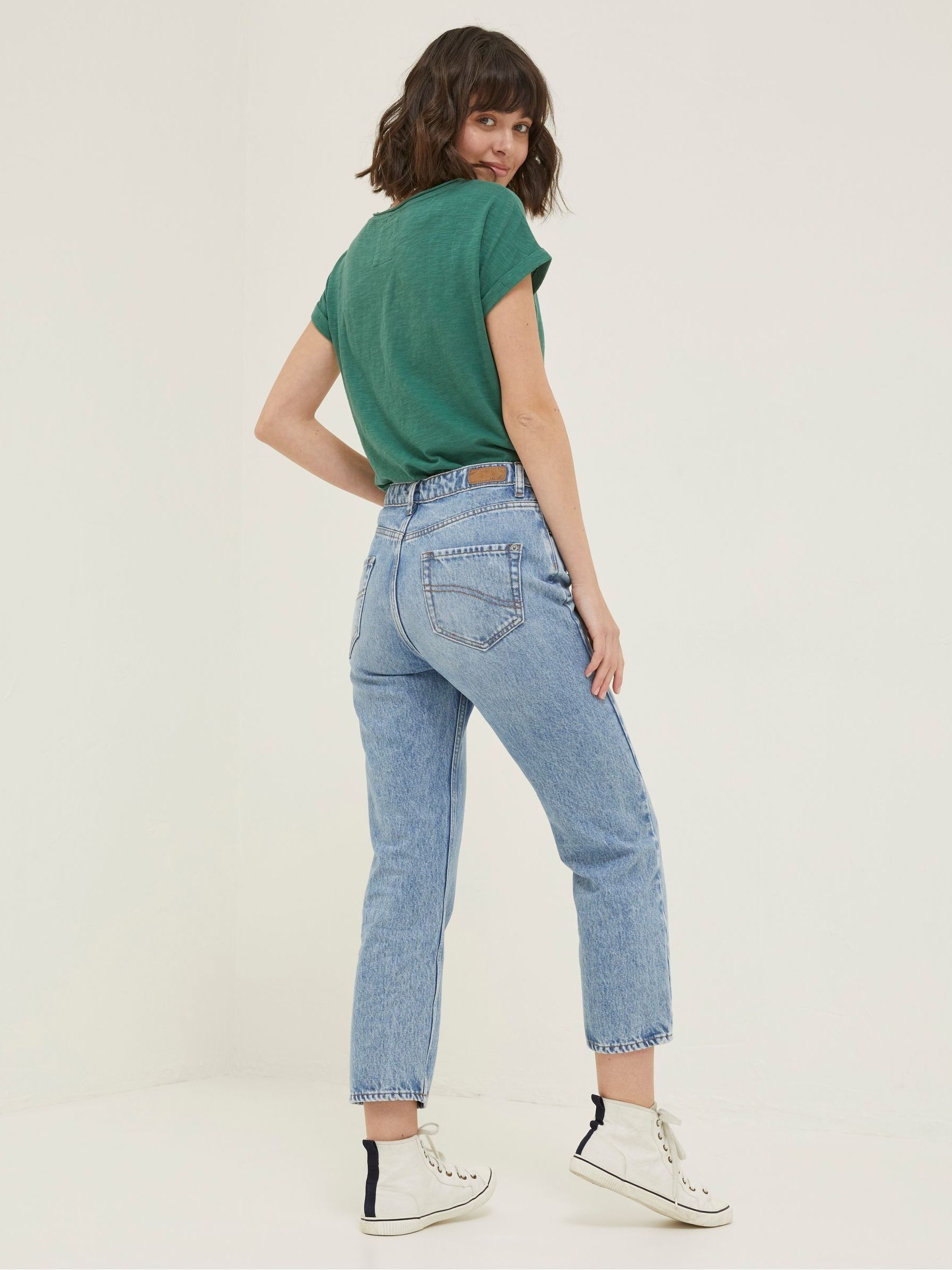 Blue Sutton Straight Cropped Jeans - Image 2 of 6