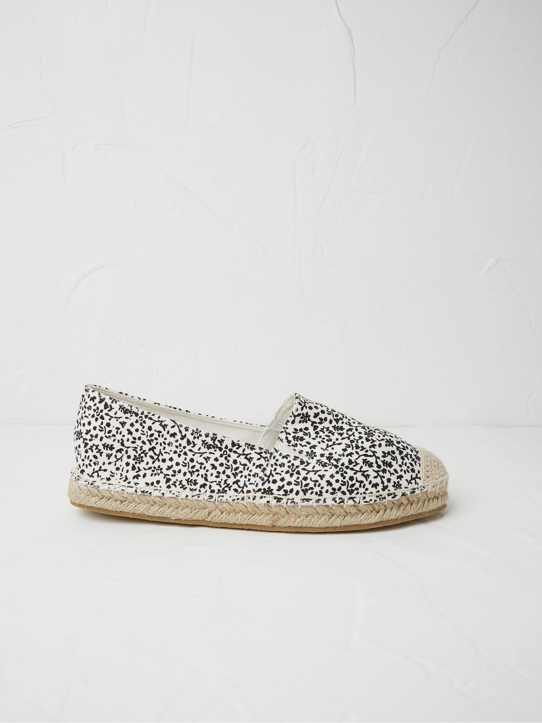White Printed Maggie Espadrilles - Image 1 of 3