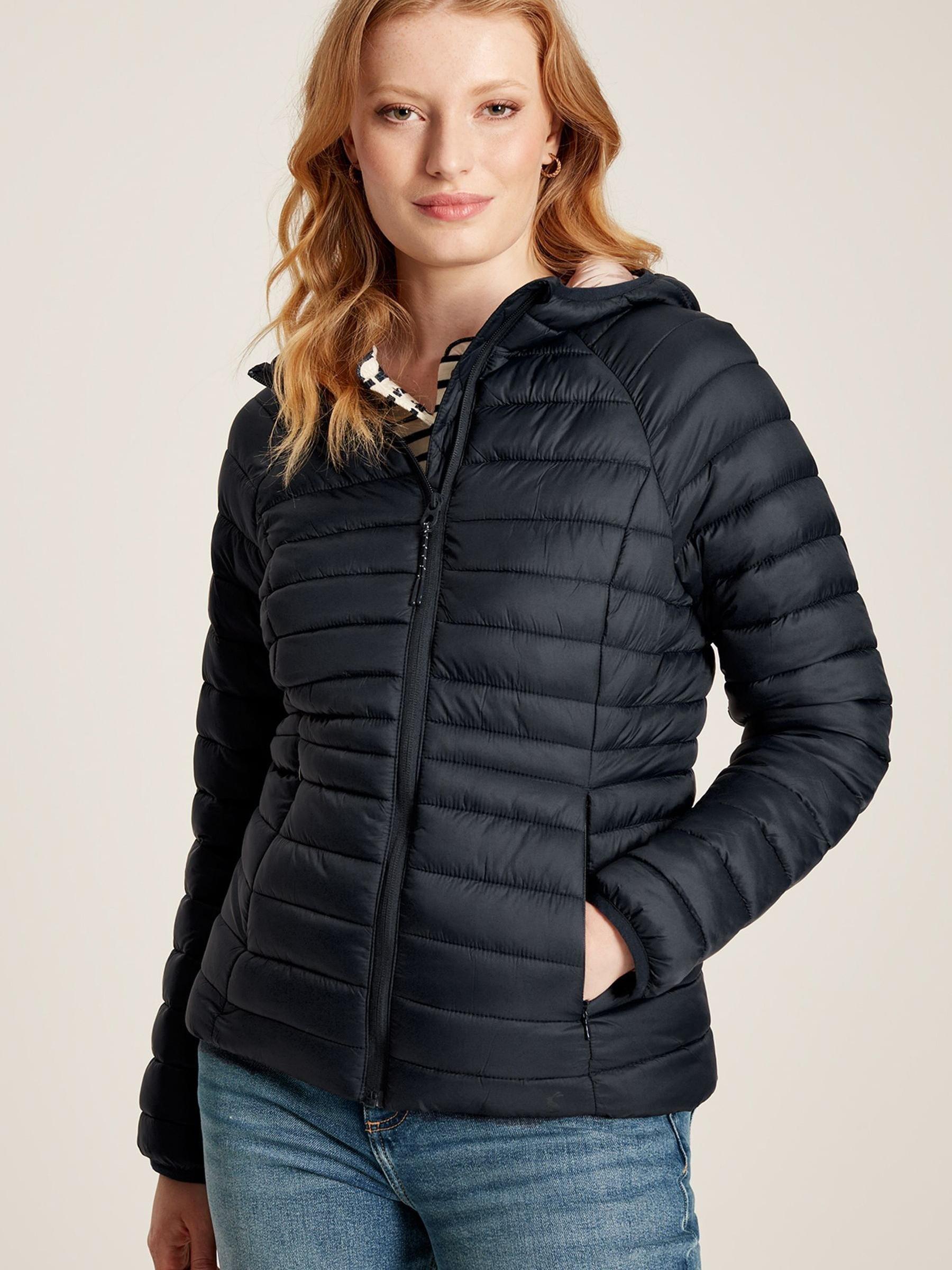 Bramley Navy Showerproof Packable Padded Coat - Image 1 of 6