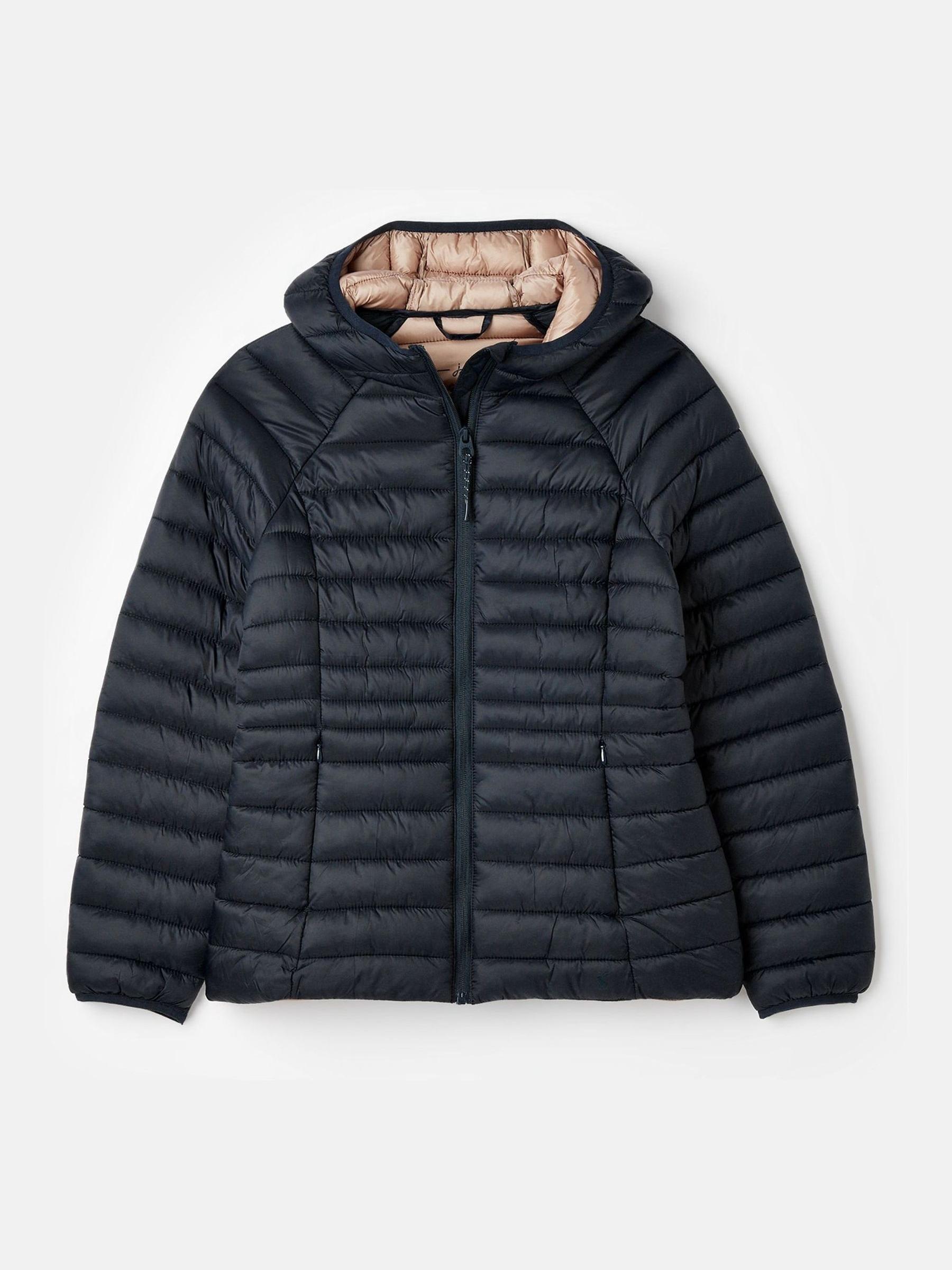 Bramley Navy Showerproof Packable Padded Coat - Image 6 of 6