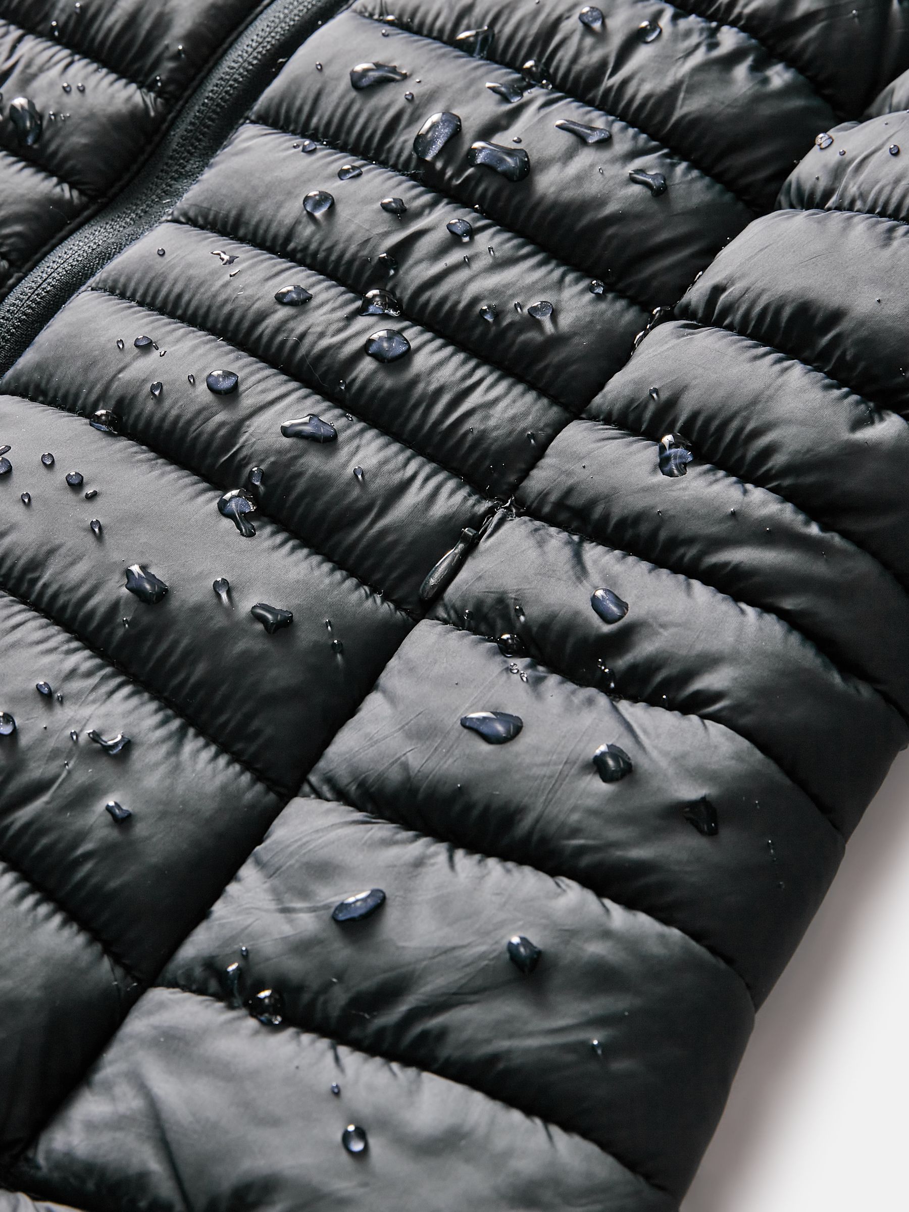 Bramley Navy Showerproof Packable Padded Coat - Image 8 of 8