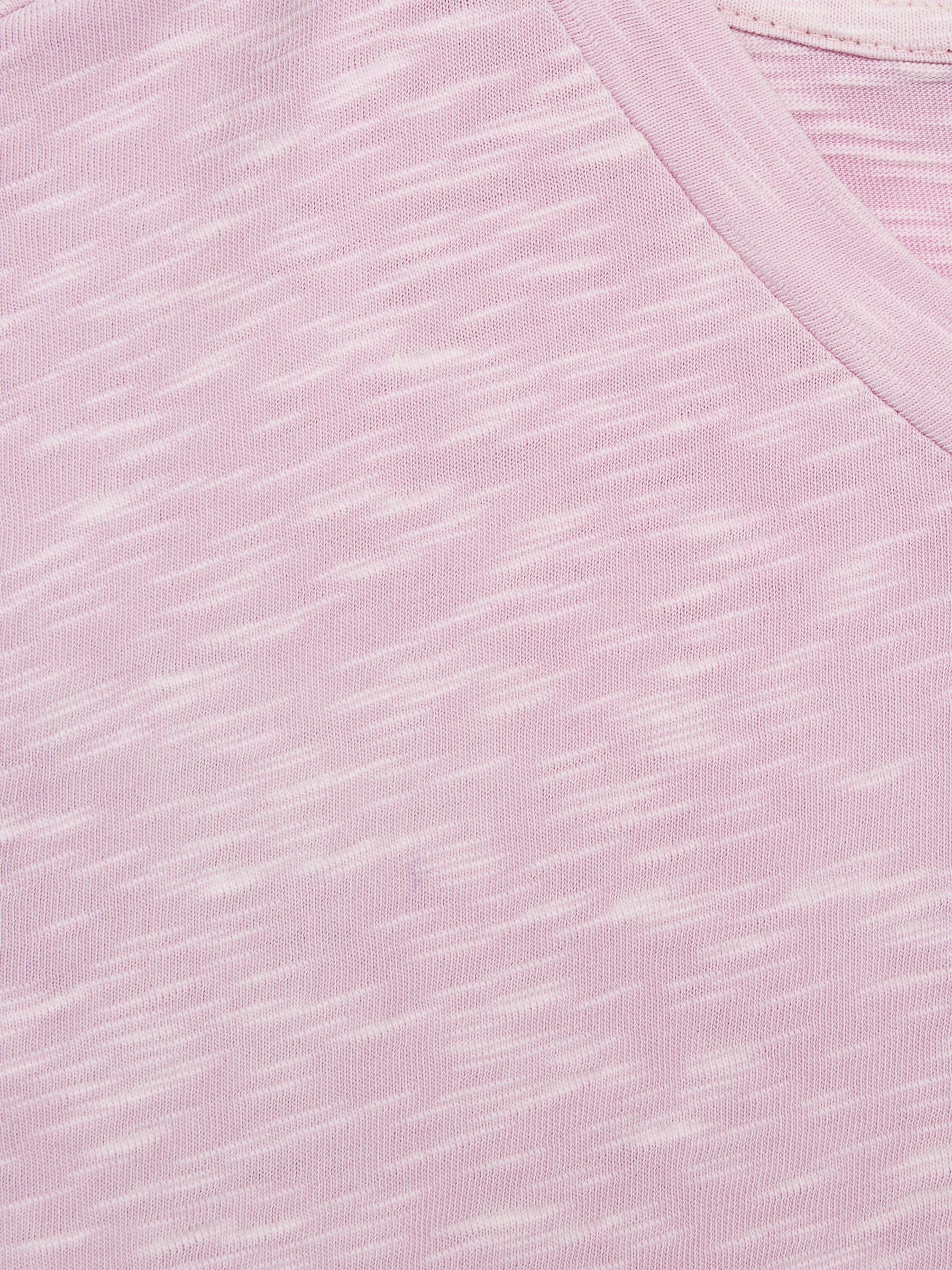 Senior Jersey V Neck T-Shirt in Lilac - Image 6 of 6