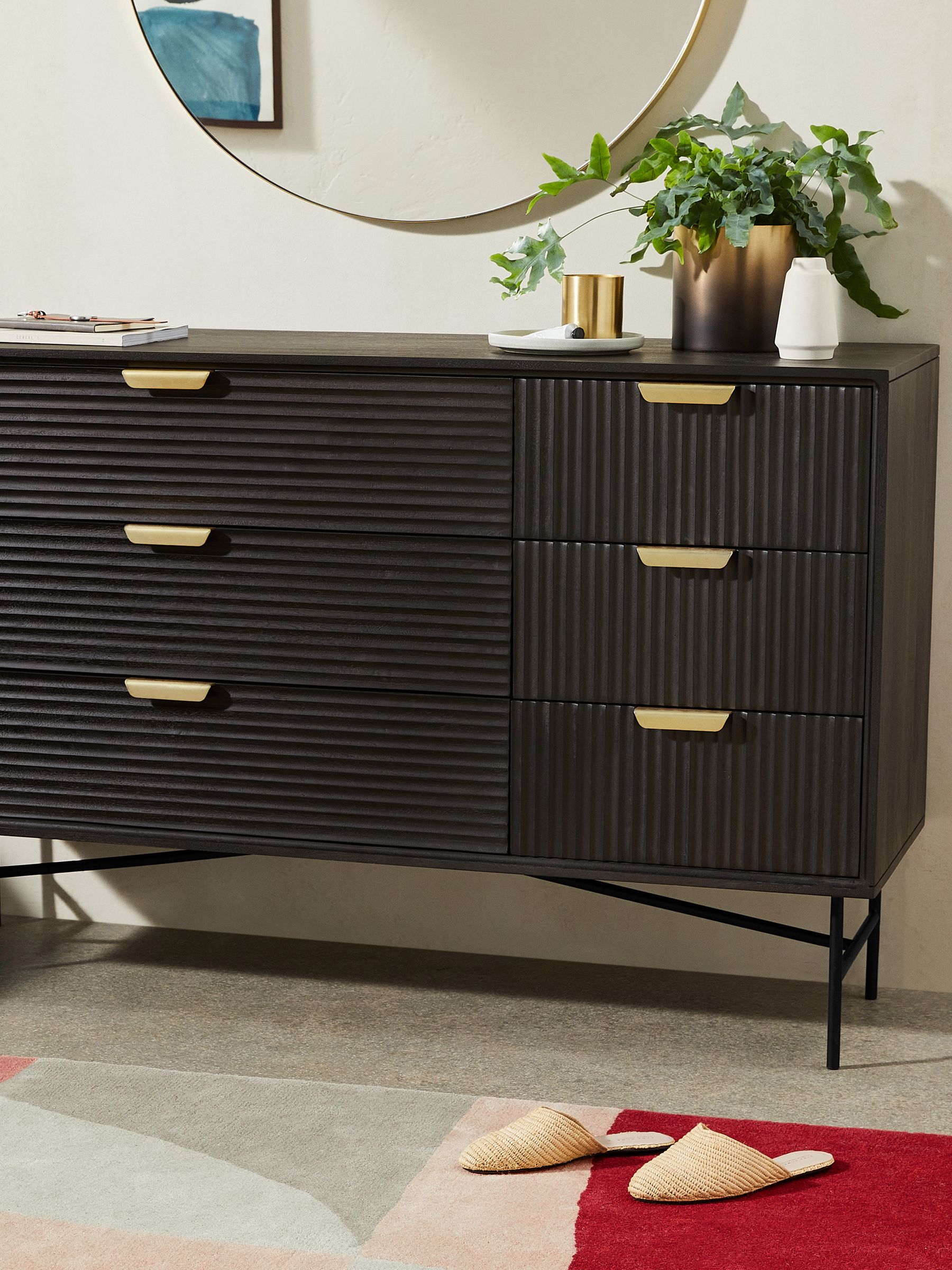 Haines Chest of Drawers in Charcoal - Image 1 of 4