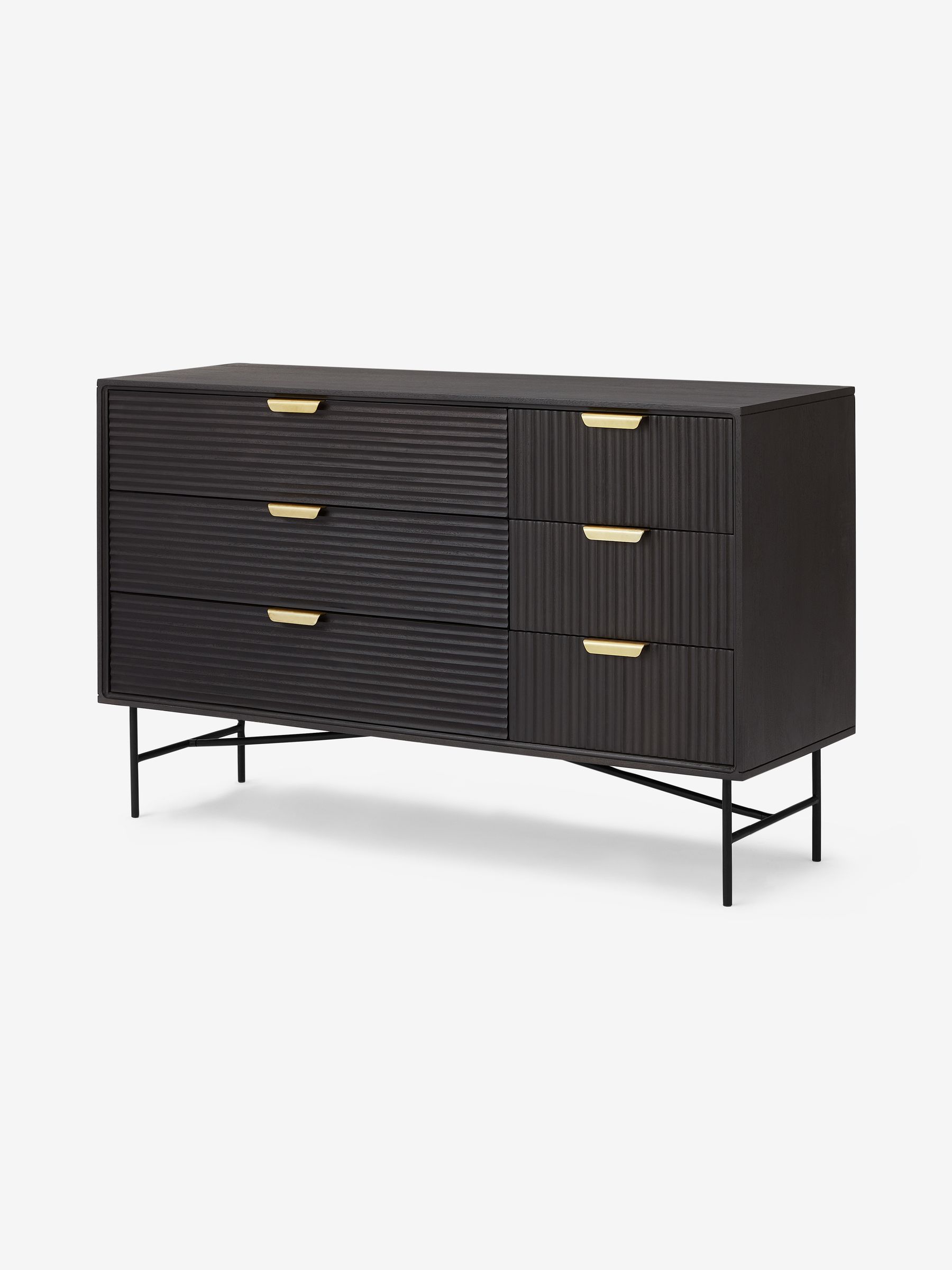 Haines Chest of Drawers in Charcoal - Image 2 of 4 Haines Chest of Drawers in Charcoal - Image 2 of 4