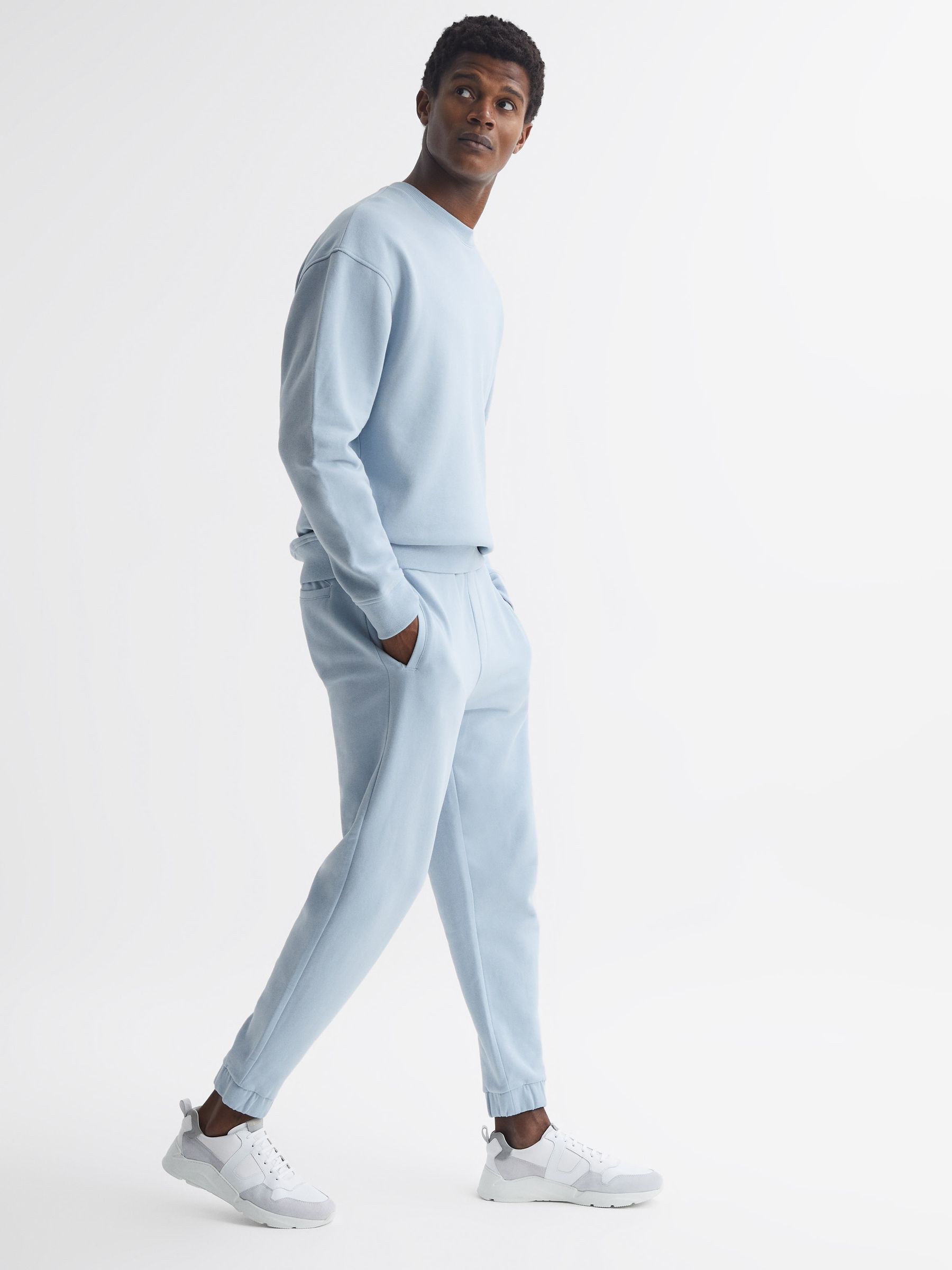 Garment Dye Joggers in Ice Blue - Image 1 of 6