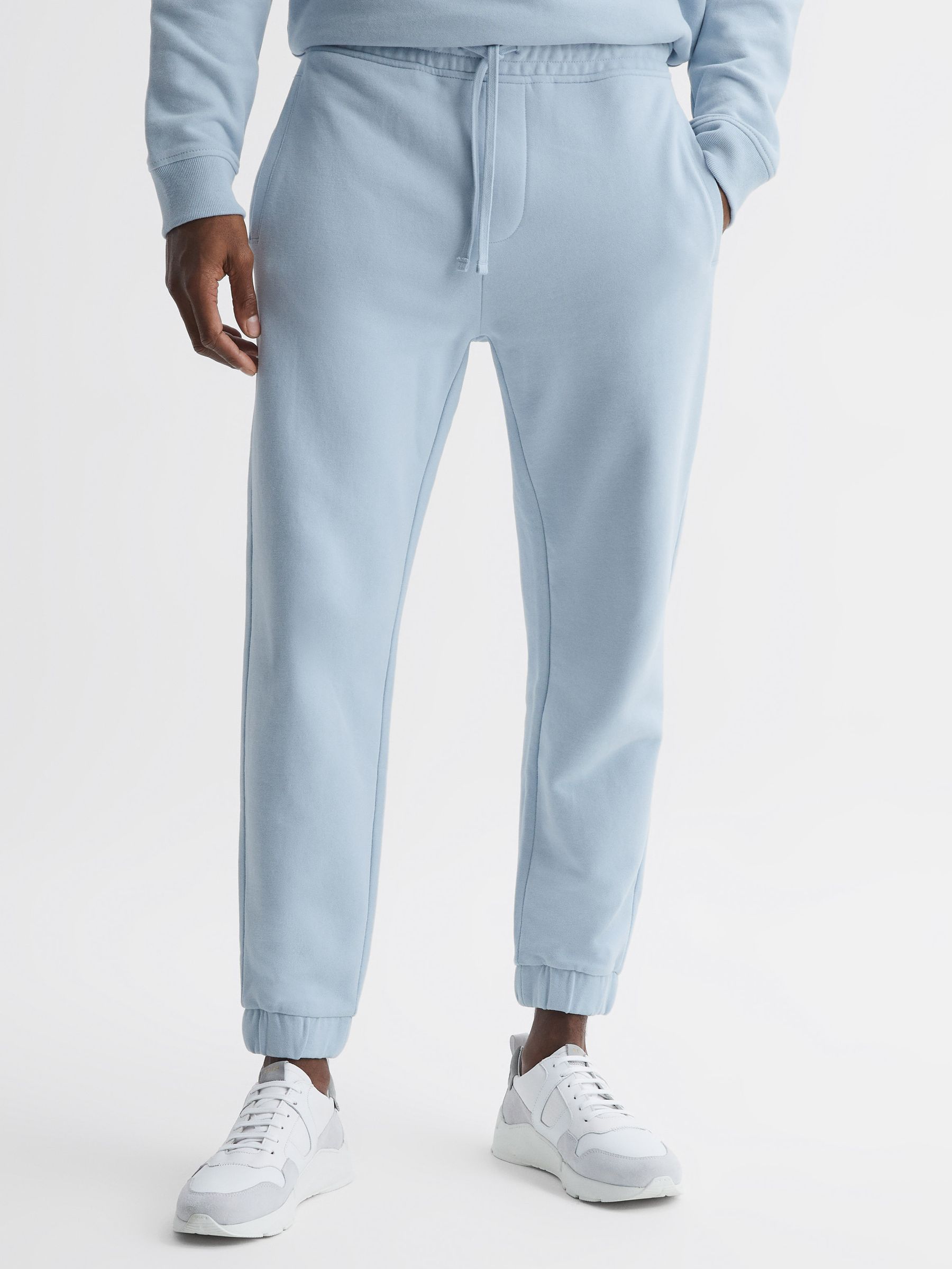 Garment Dye Joggers in Ice Blue - Image 3 of 6
