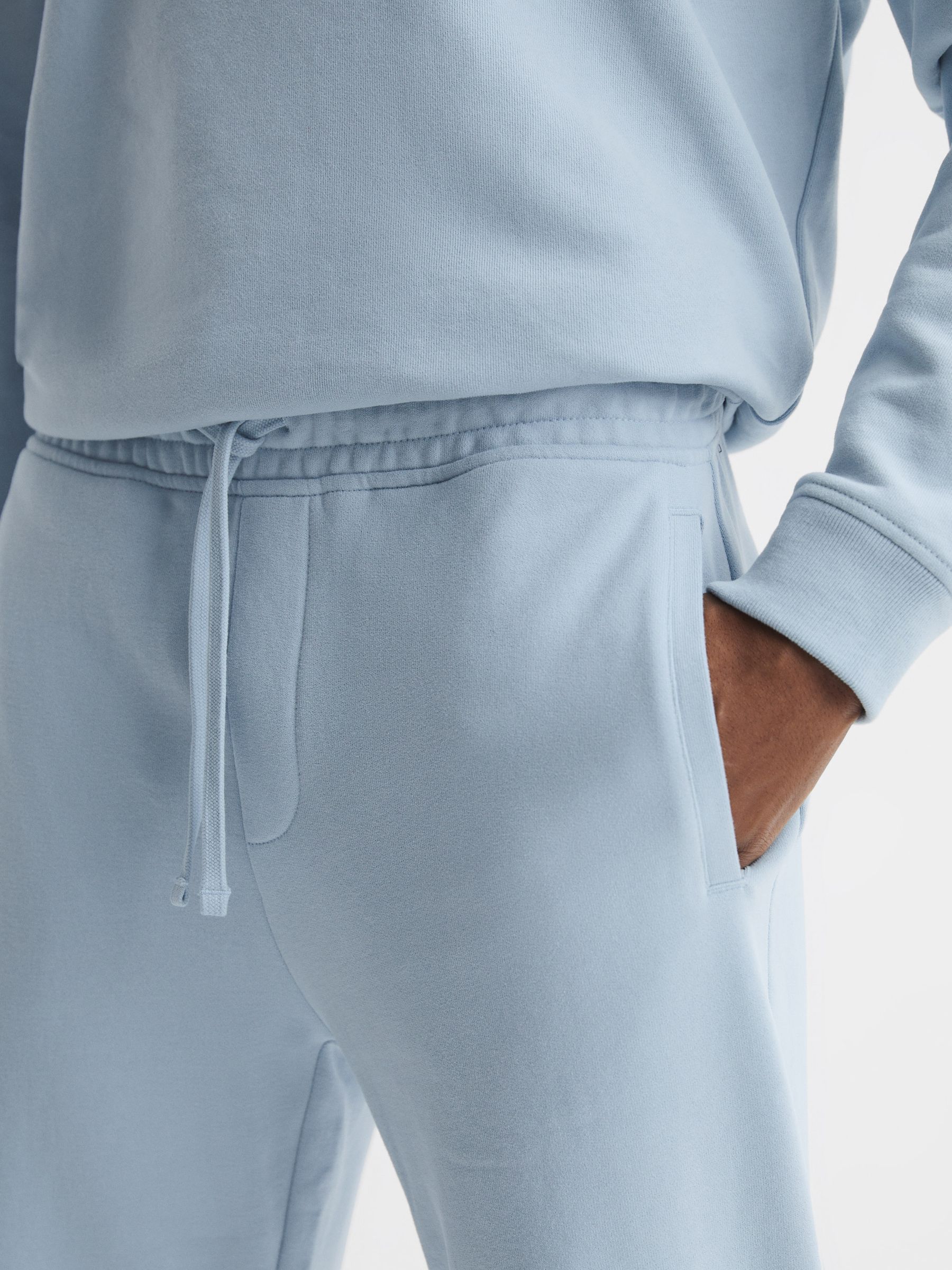 Garment Dye Joggers in Ice Blue - Image 4 of 6