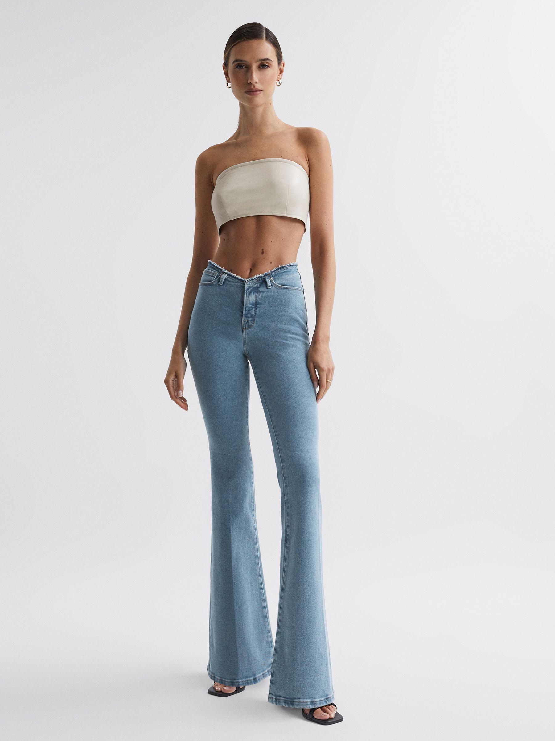 Good American Bandeau Top in Off White - Image 3 of 4