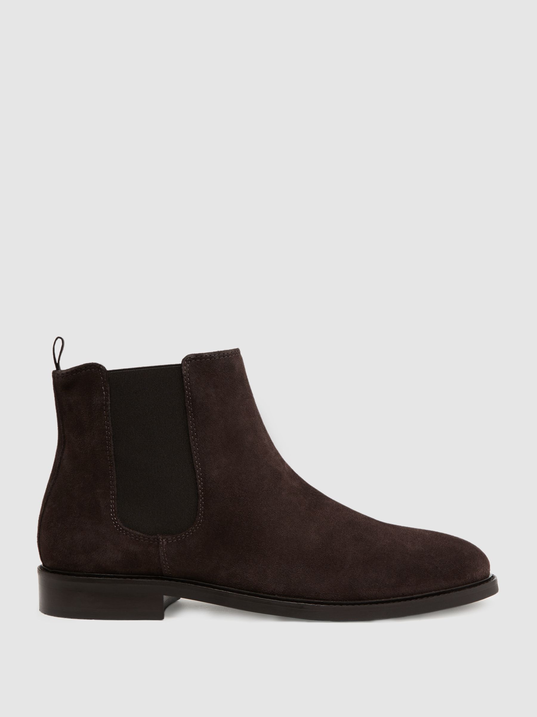 Leather Chelsea Boots in Chocolate - Image 1 of 5 Leather Chelsea Boots in Chocolate - Image 1 of 5