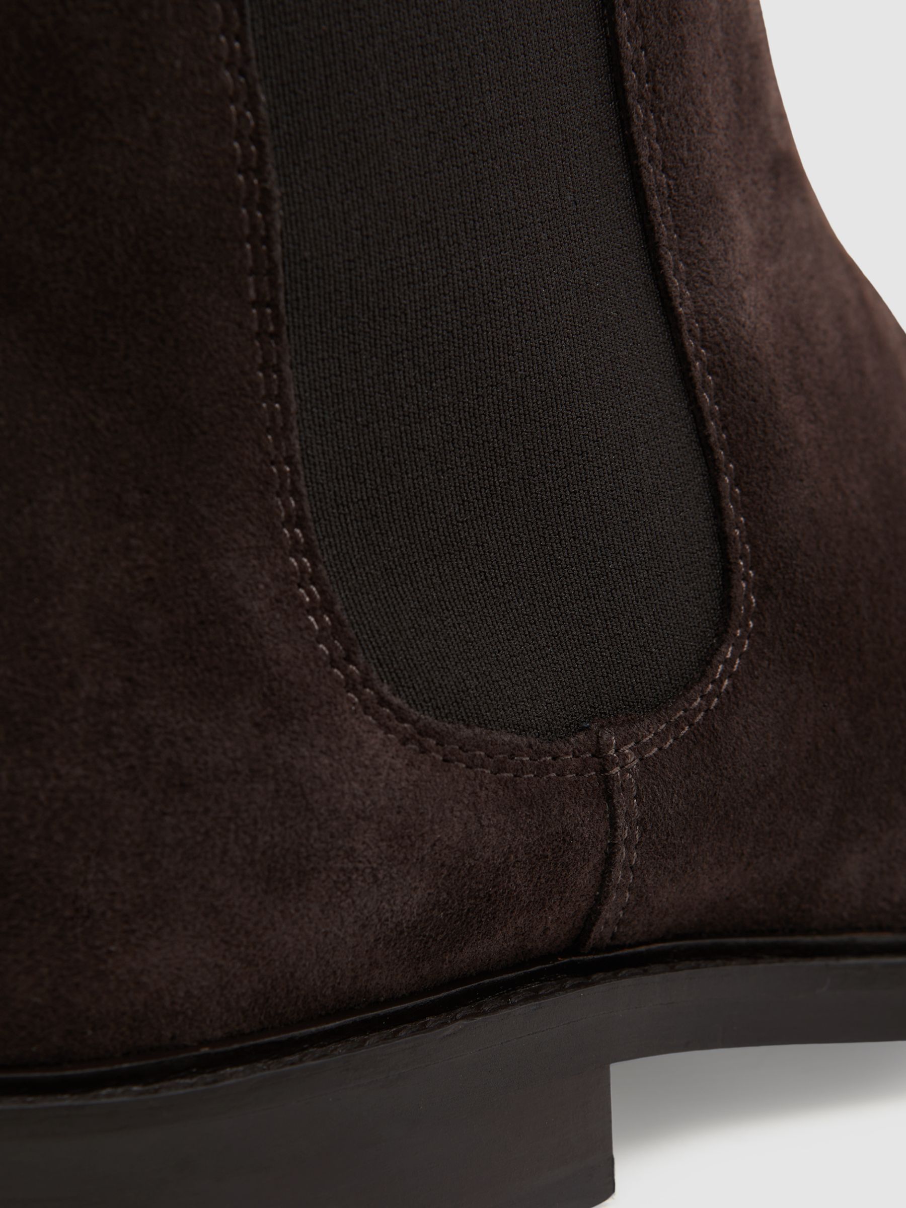 Leather Chelsea Boots in Chocolate - Image 5 of 5