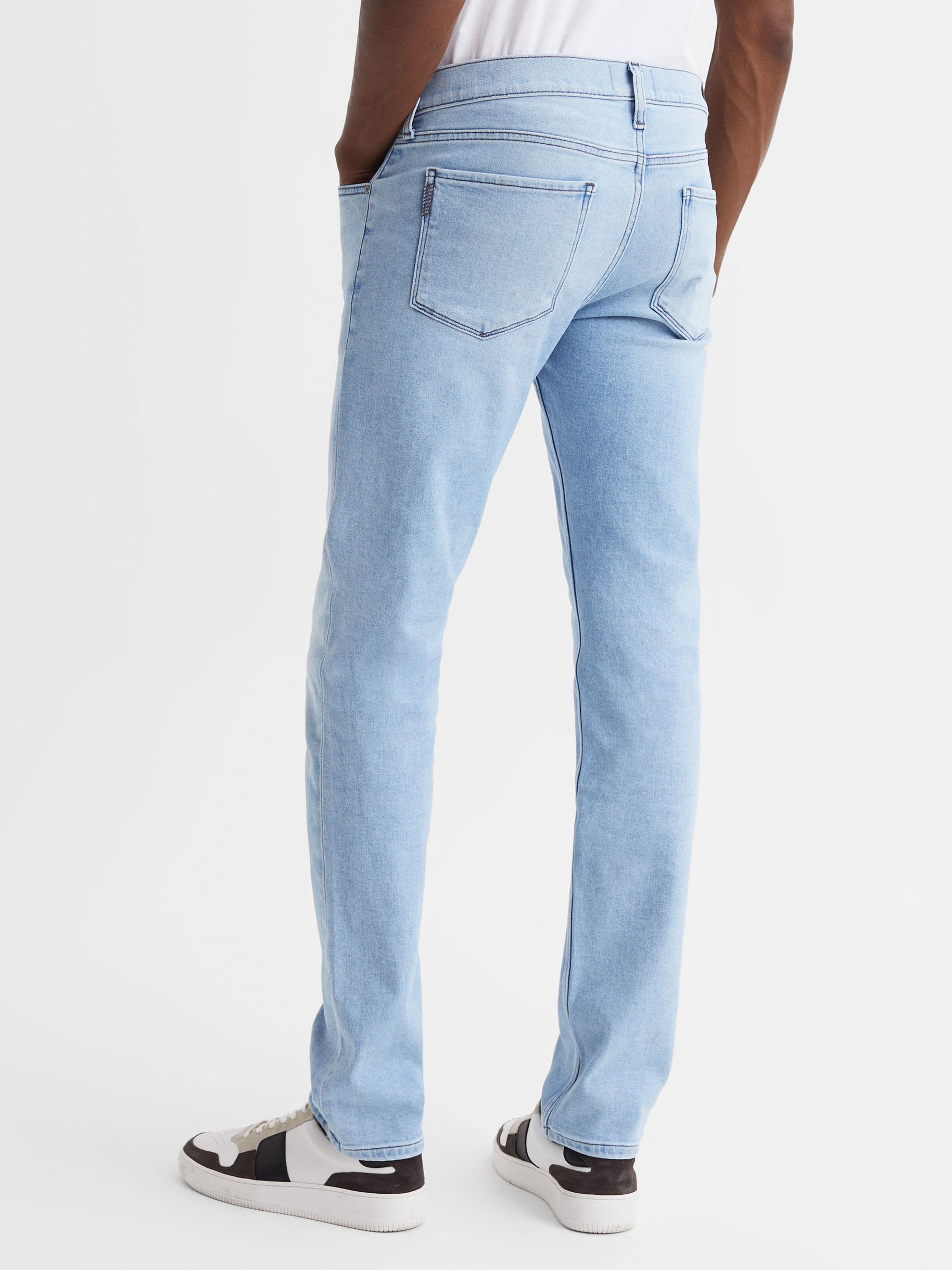 Paige High Stretch Slim Fit Jeans in Rower - Image 5 of 6