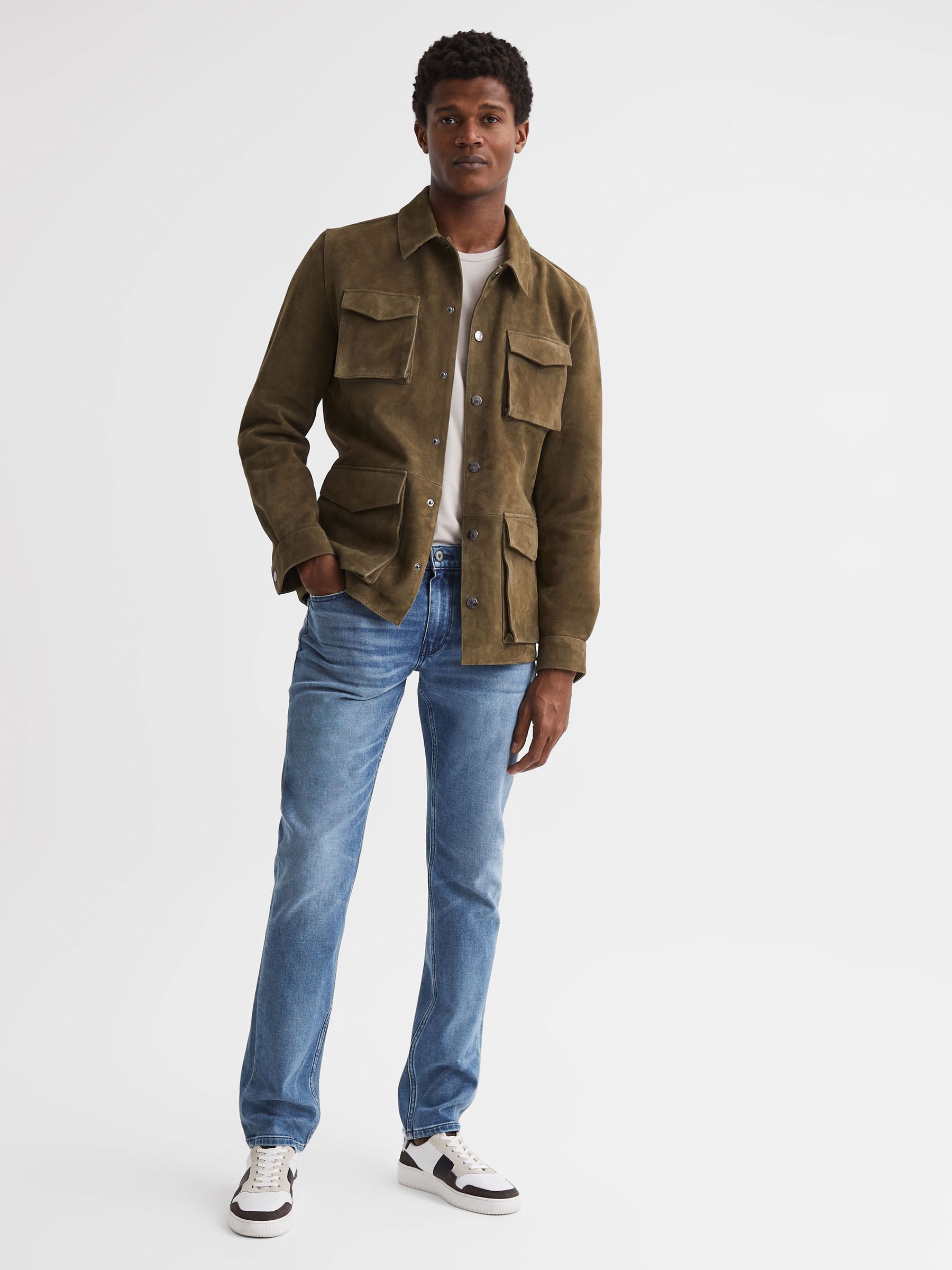 Paige High Stretch Slim Fit Jeans in Mayfield - Image 7 of 7