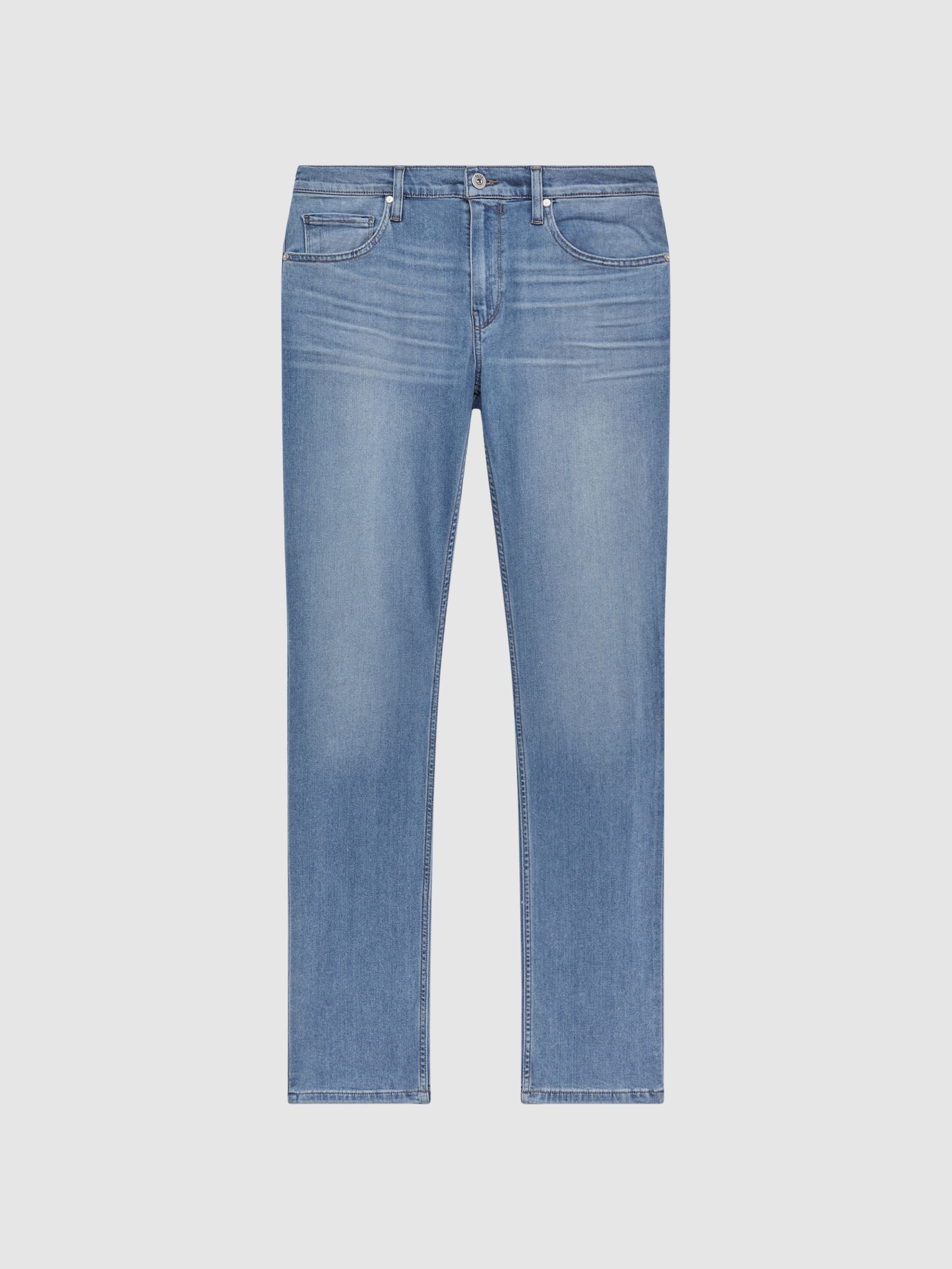 Paige Regular Fit Straight Leg Jeans in Holtz - Image 2 of 7