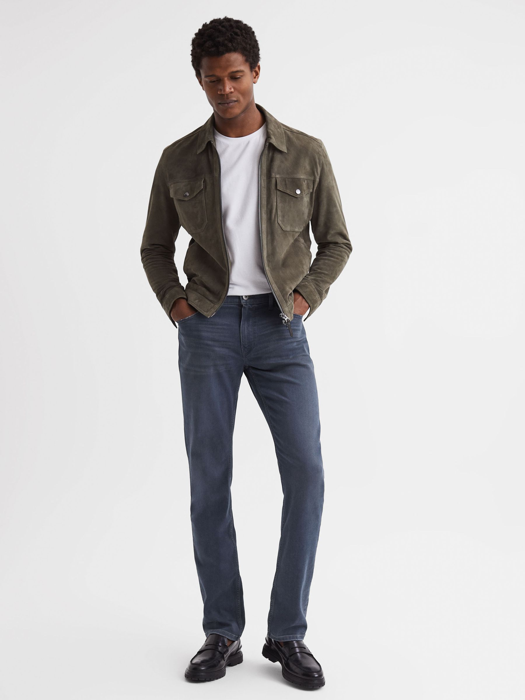 Paige High Stretch Slim Fit Jeans in Conwell - Image 7 of 7