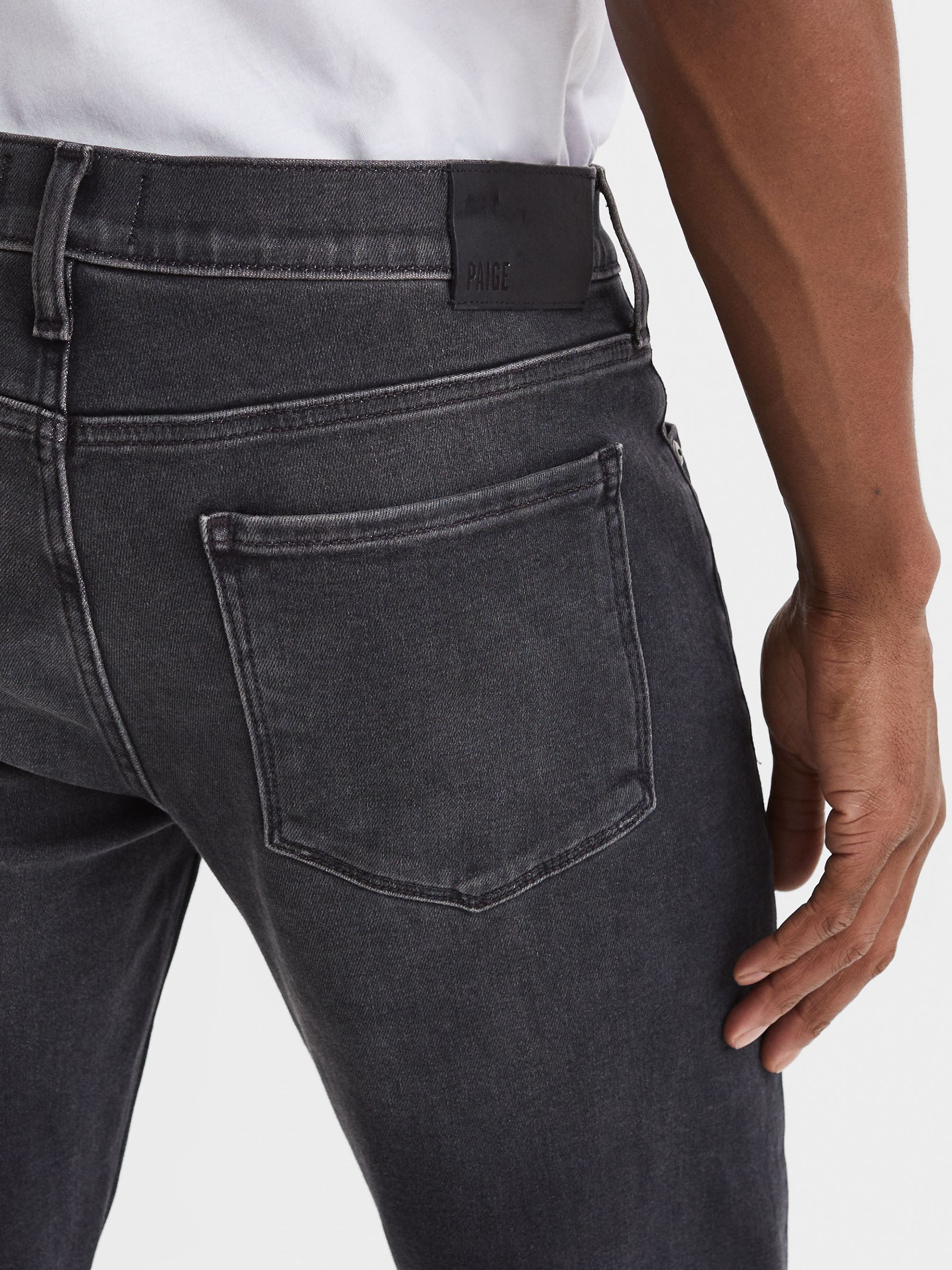 Paige High Stretch Slim Fit Jeans in Steffen - Image 6 of 7