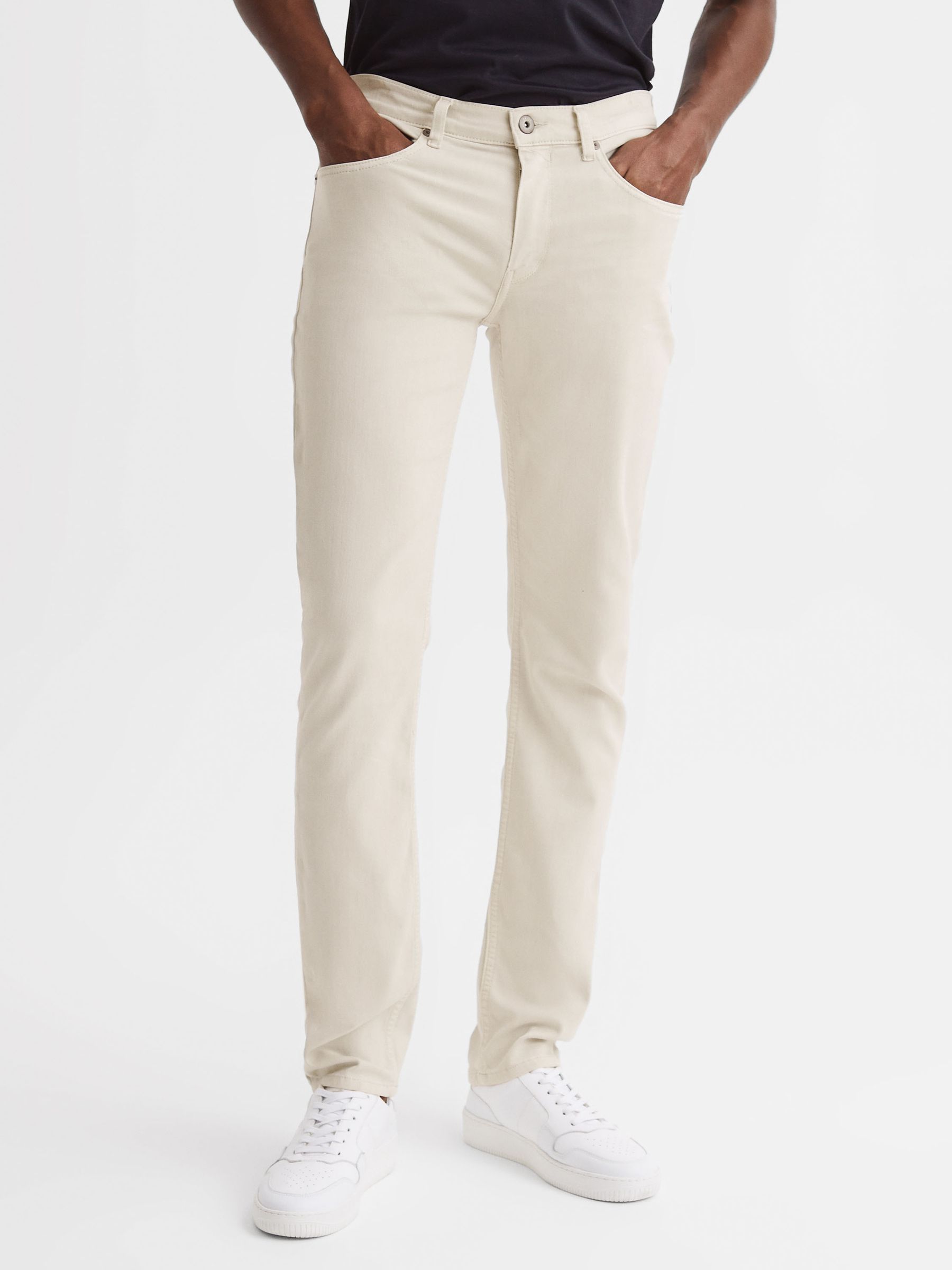 Paige High Stretch Jeans in Vintage Biscotti - Image 1 of 7