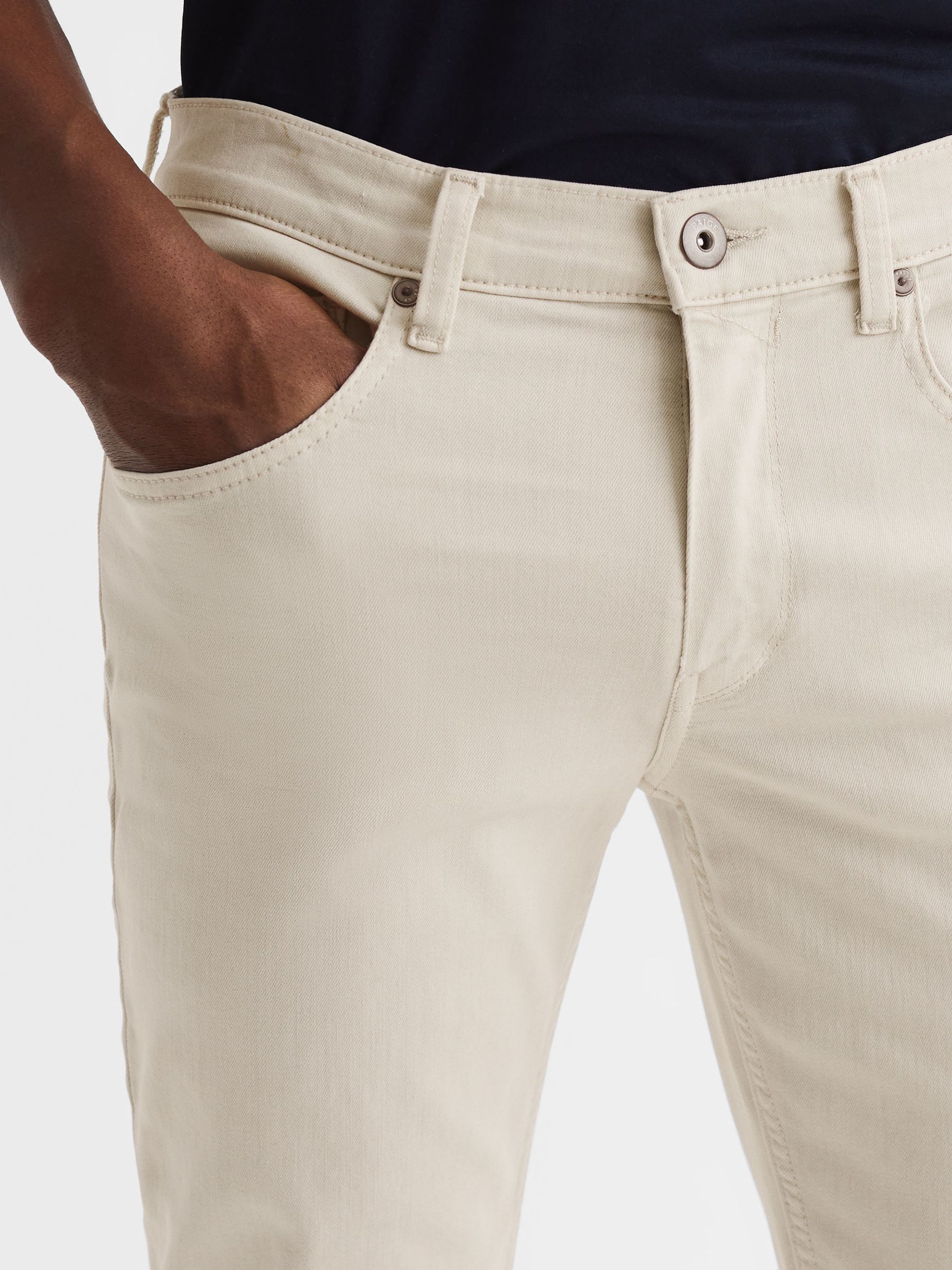 Paige High Stretch Jeans in Vintage Biscotti - Image 4 of 7