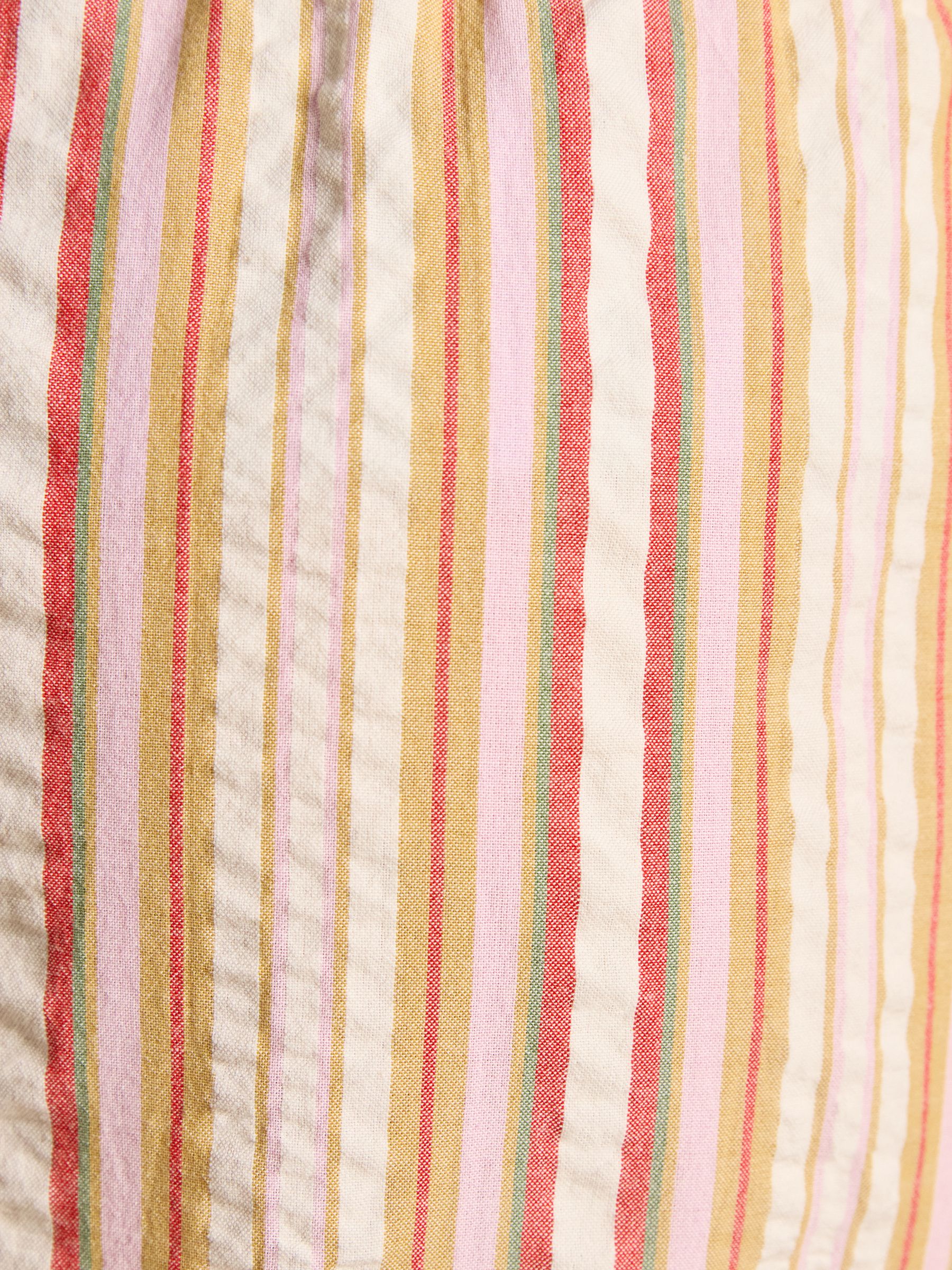 Hallie Orange Stripe Pull-On Cotton Trousers - Image 13 of 14