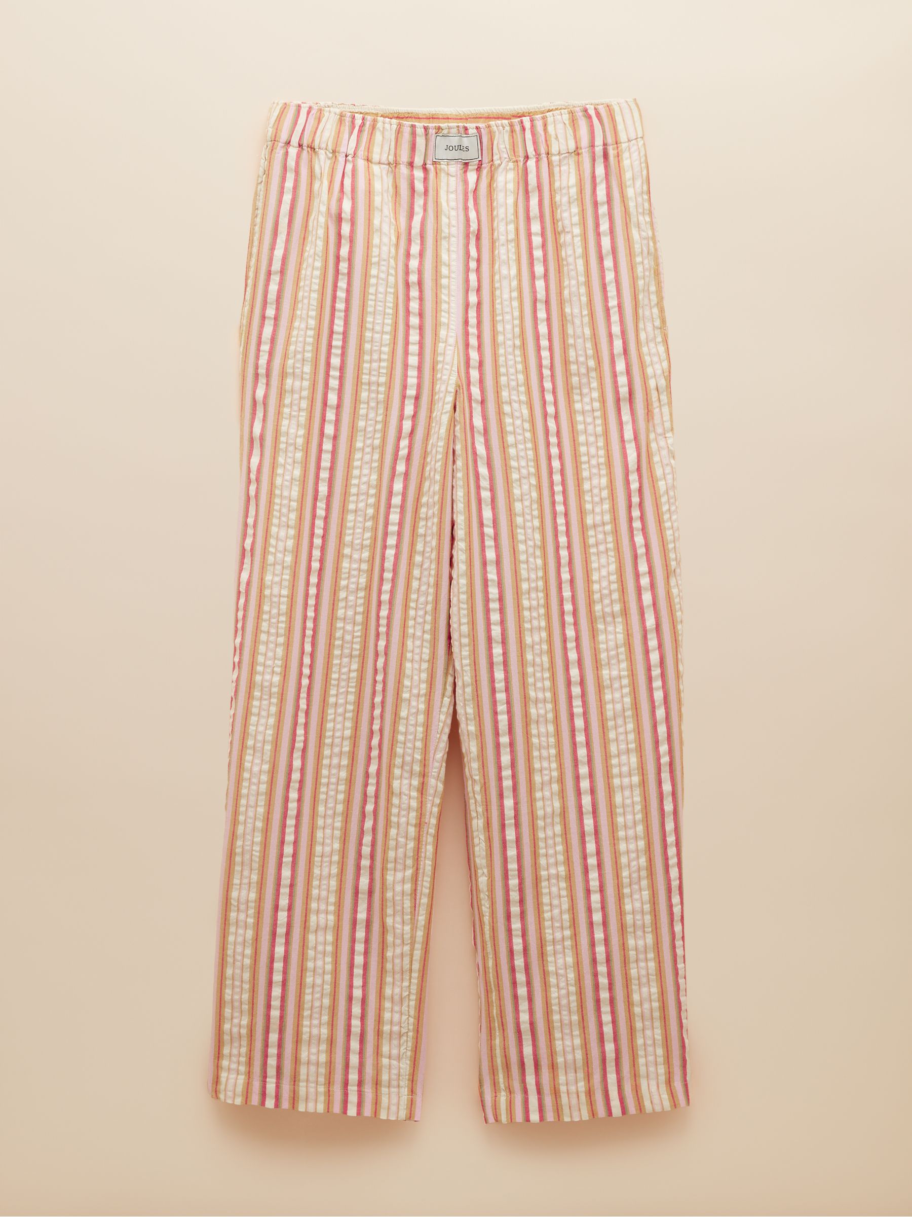 Hallie Orange Stripe Pull-On Cotton Trousers - Image 14 of 14