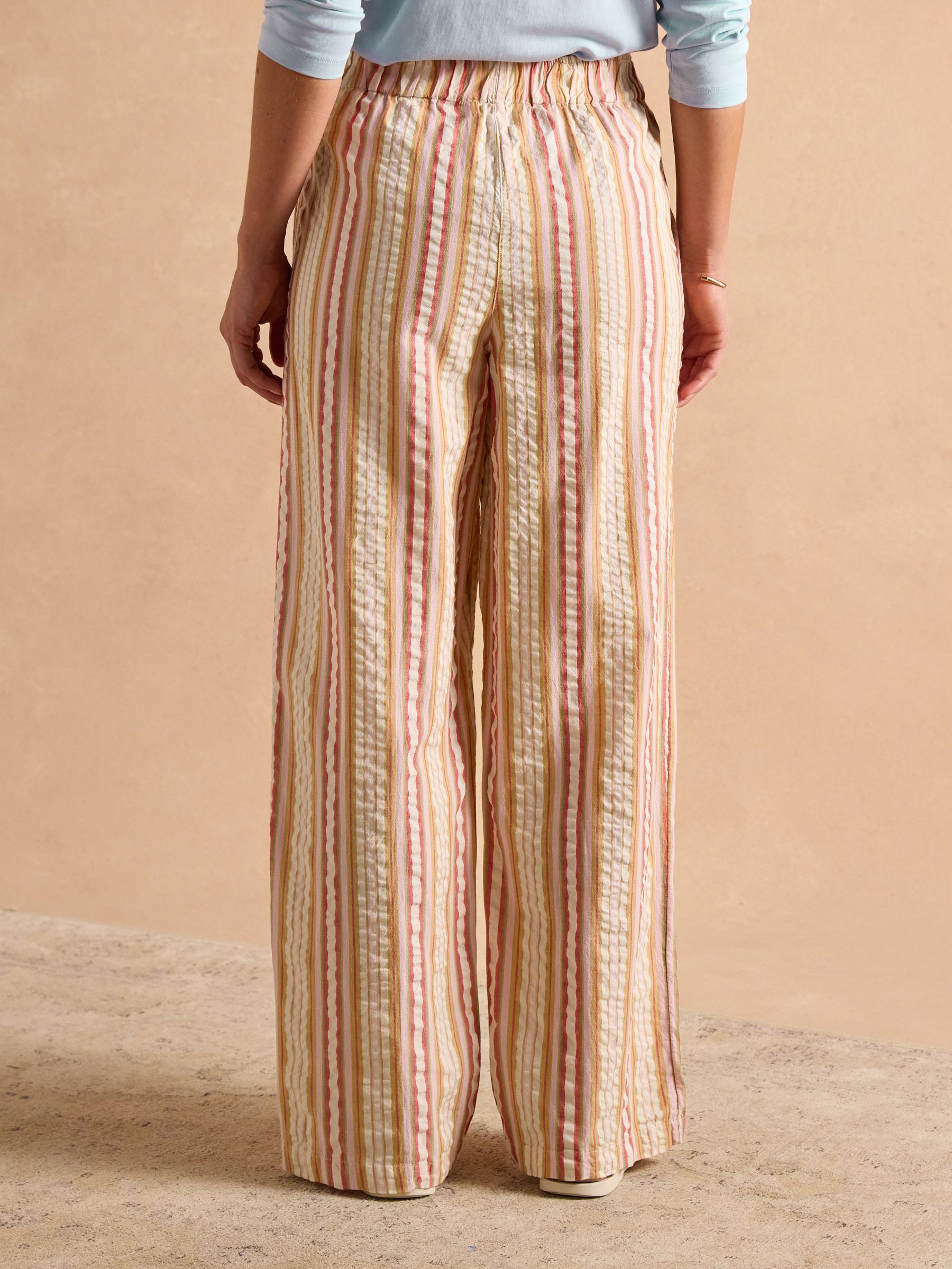 Hallie Orange Pull-On Cotton Trousers - Image 2 of 8