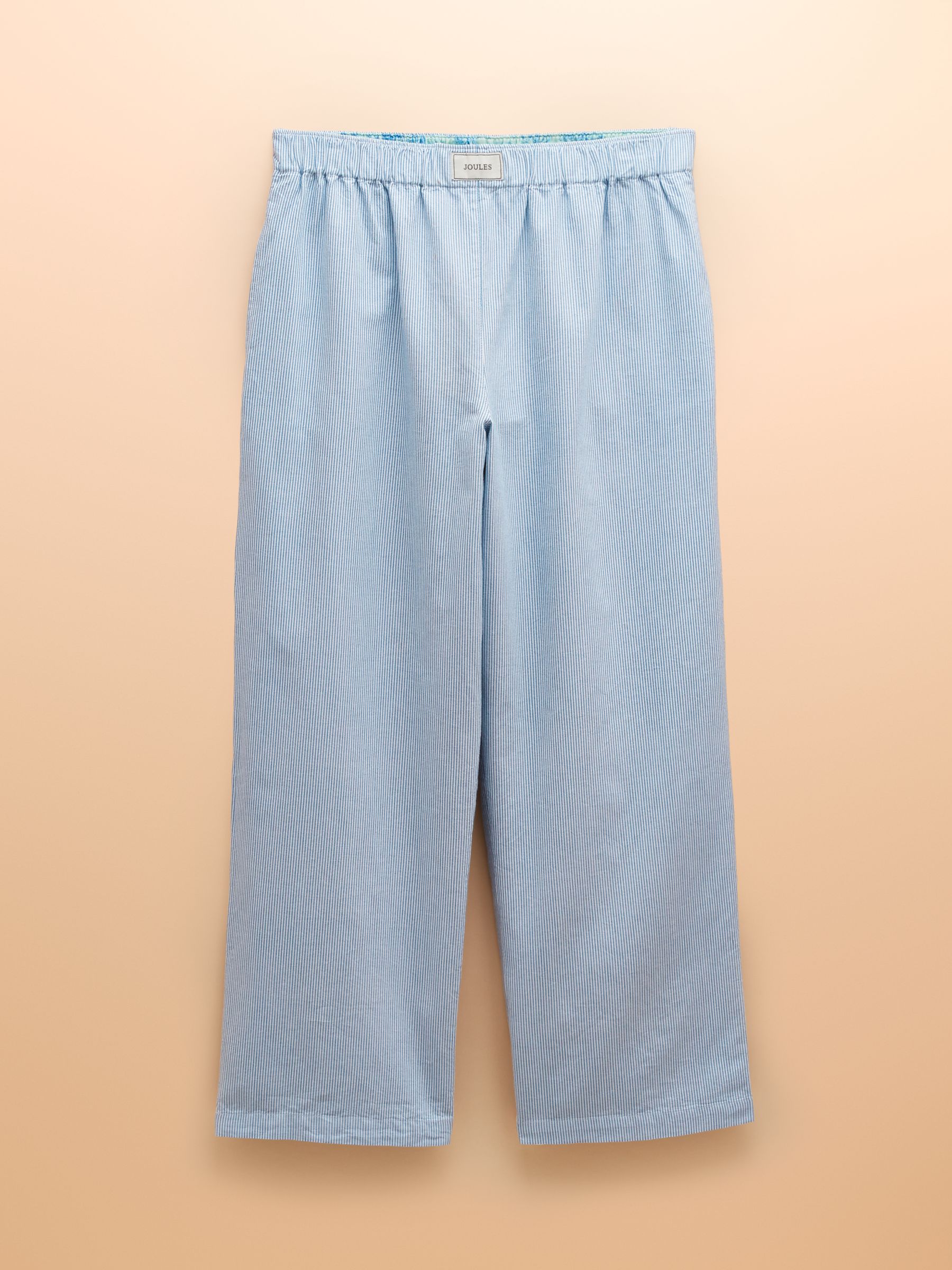 Hallie Blue Stripe Pull-On Cotton Trousers - Image 9 of 9