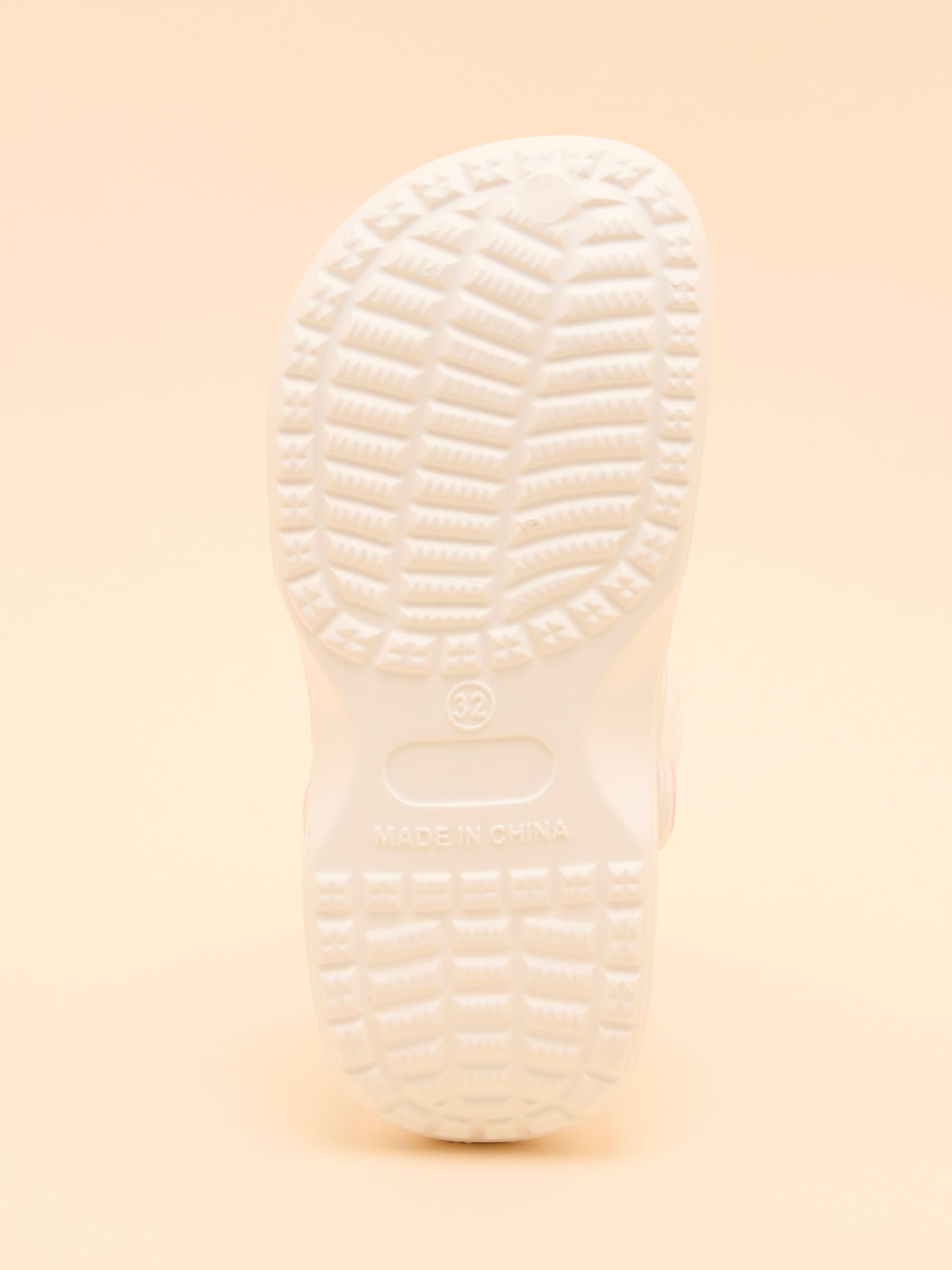 Kids' Poole Cream Floral Slip On Clogs - Image 4 of 5