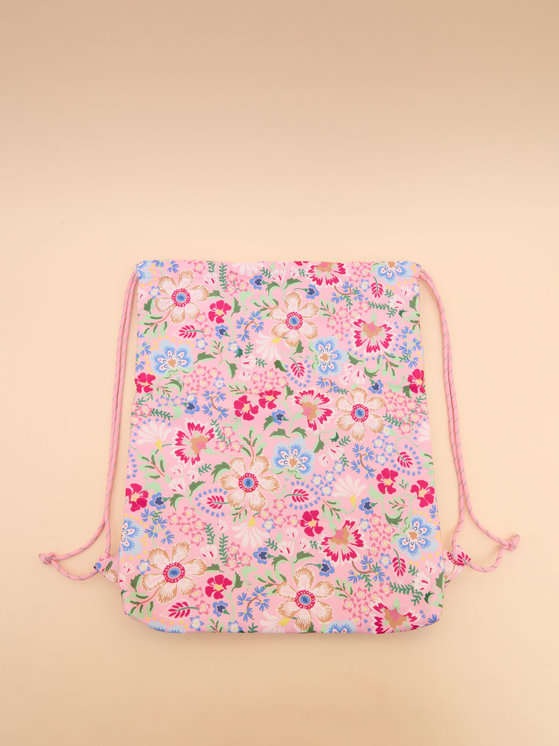 Adventurer Pink Floral Drawstring Bag - Image 2 of 3