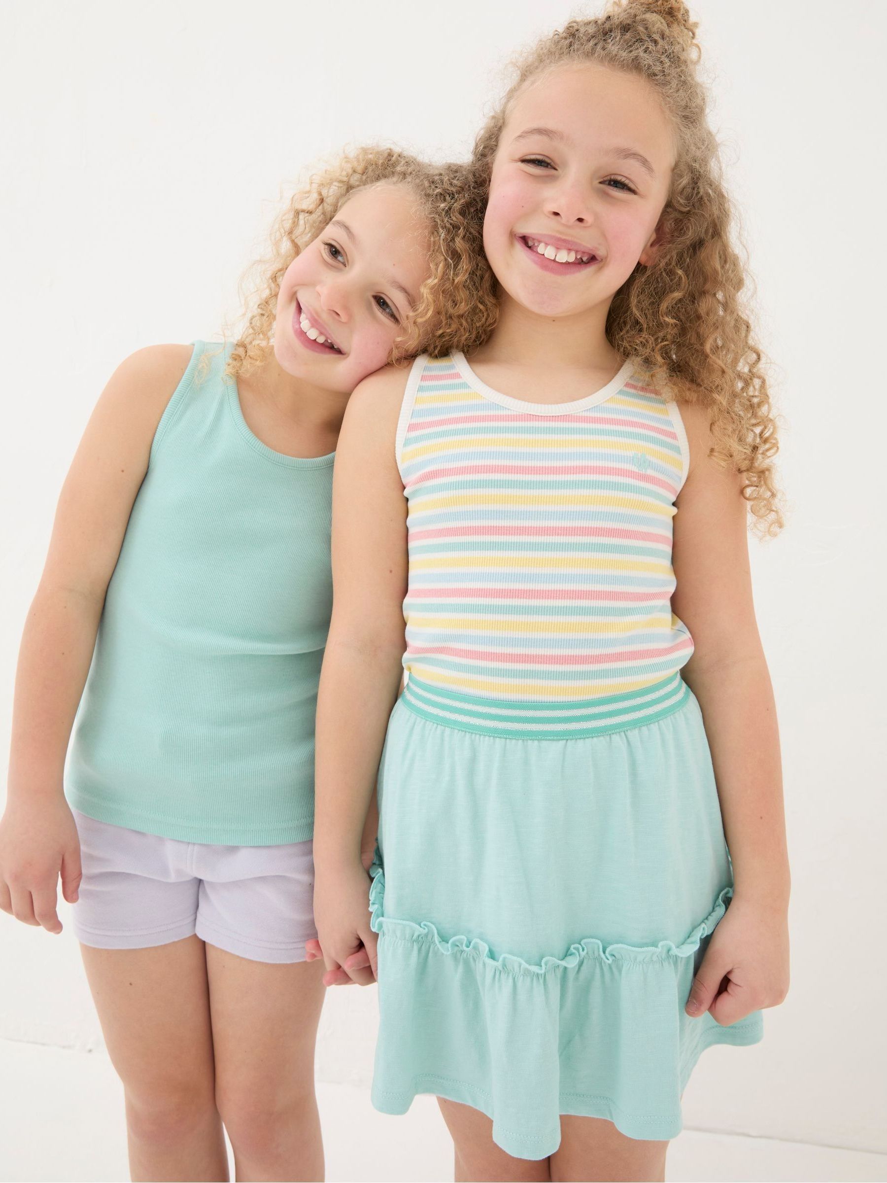 Pink Rib Vests 3 Pack - Image 3 of 6