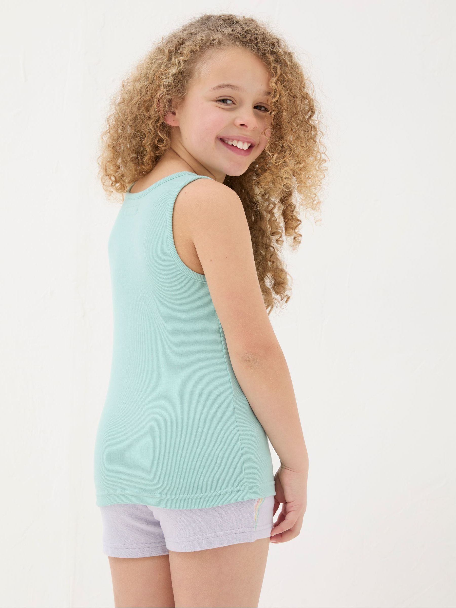 Pink Rib Vests 3 Pack - Image 5 of 6