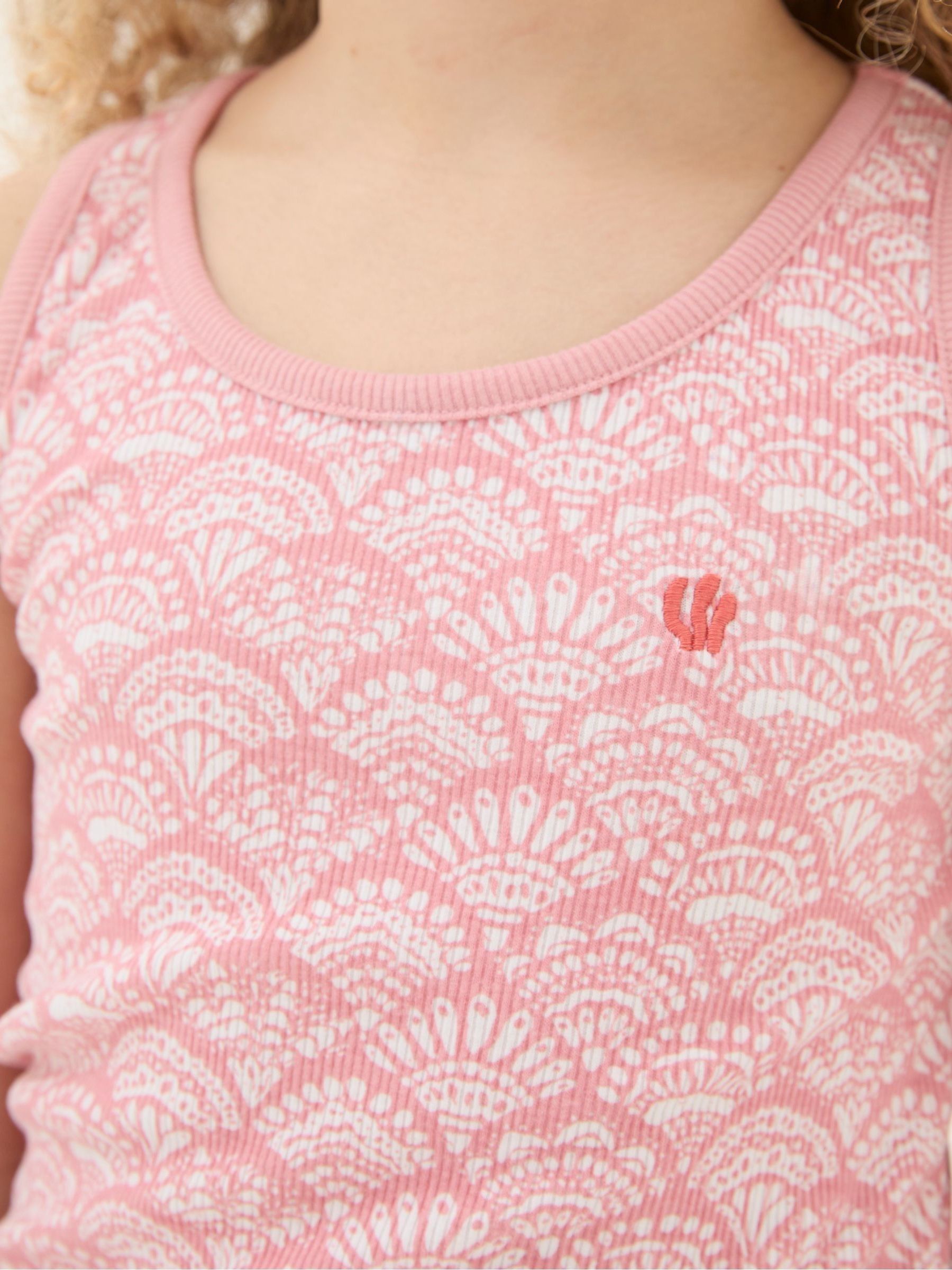 Pink Rib Vests 3 Pack - Image 6 of 6