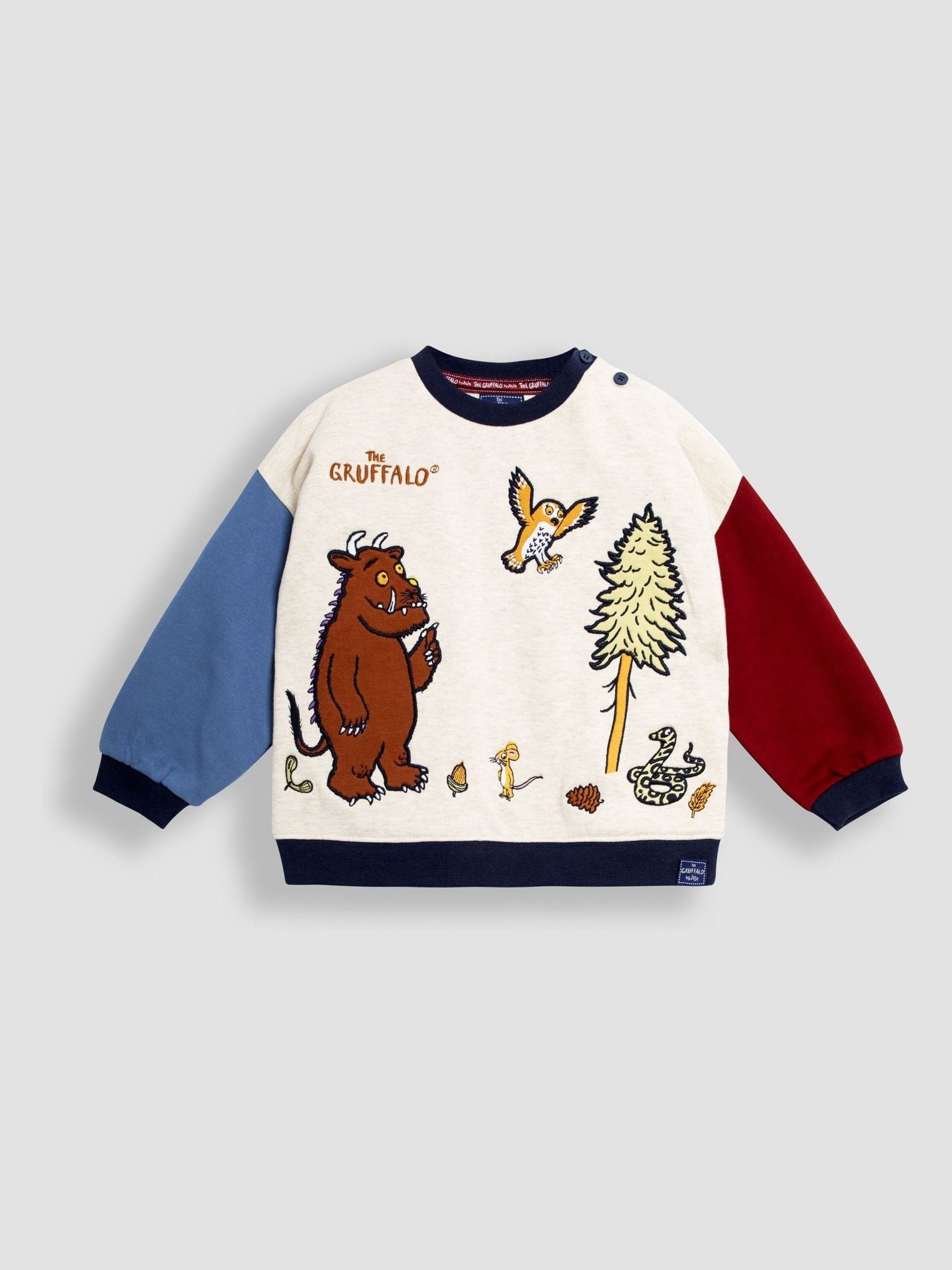 Denim Gruffalo Appliqué Sweatshirt and Joggers Set - Image 5 of 9