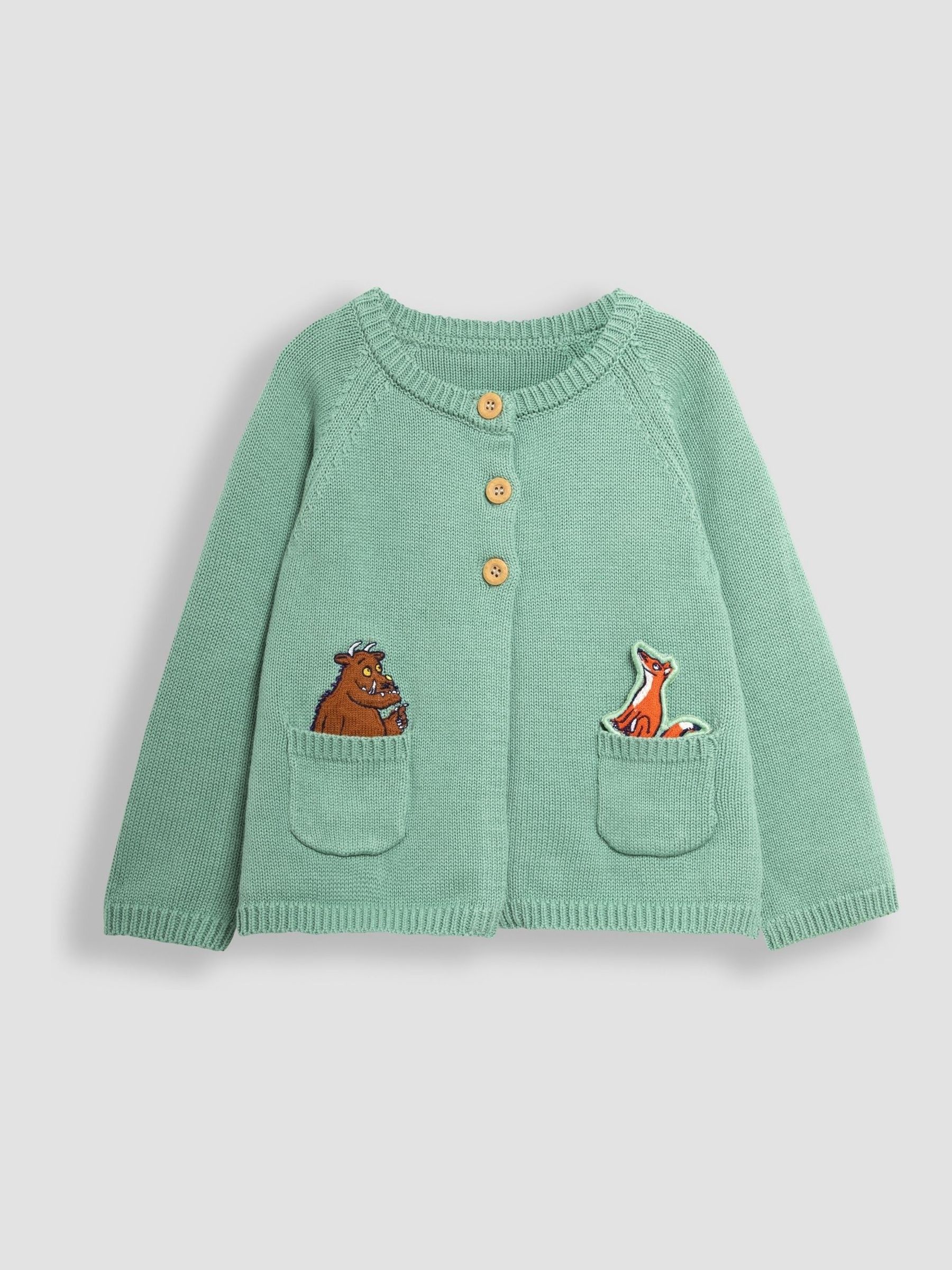 Green The Gruffalo Pocket Cardigan - Image 8 of 10