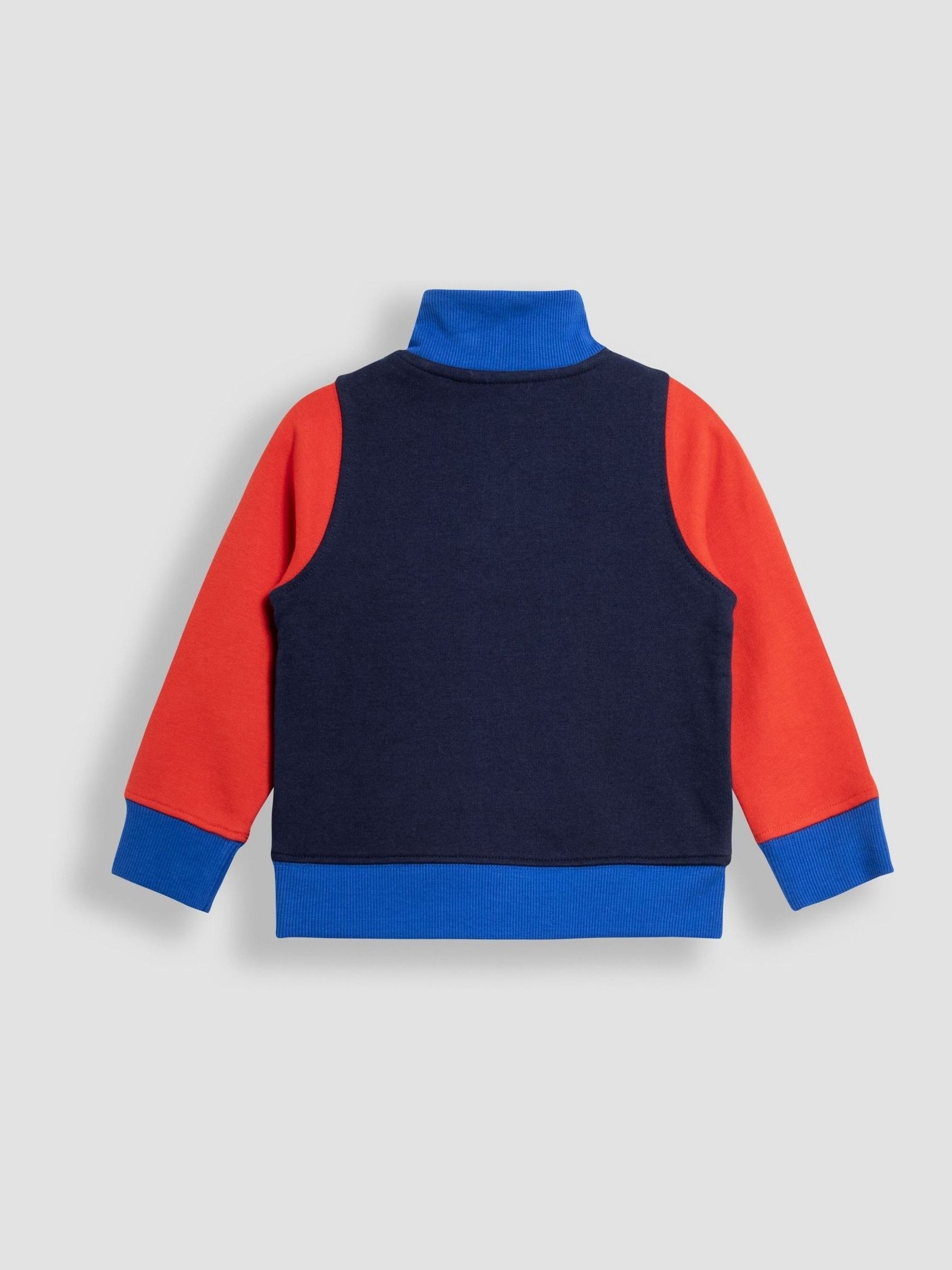 Navy Arrows Appliqué Half Zip Sweatshirt - Image 2 of 3