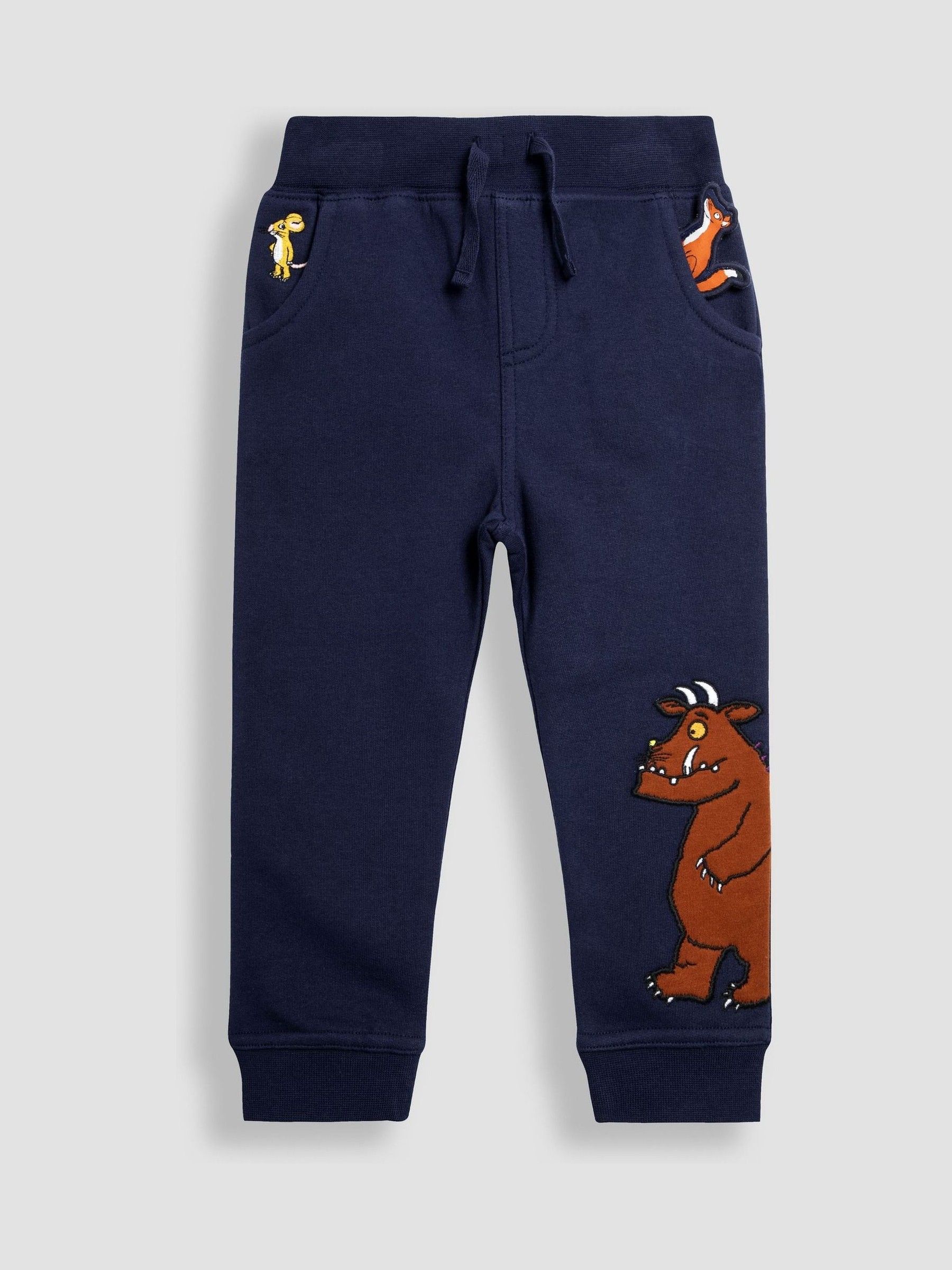 Navy Gruffalo Appliqué Joggers With Pet In Pocket - Image 2 of 3