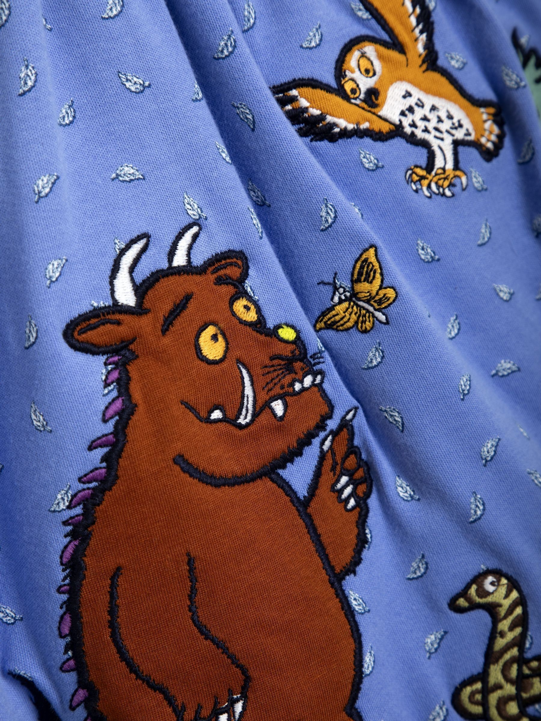 Blue The Gruffalo Appliqué Button Front Dress - Image 5 of 5