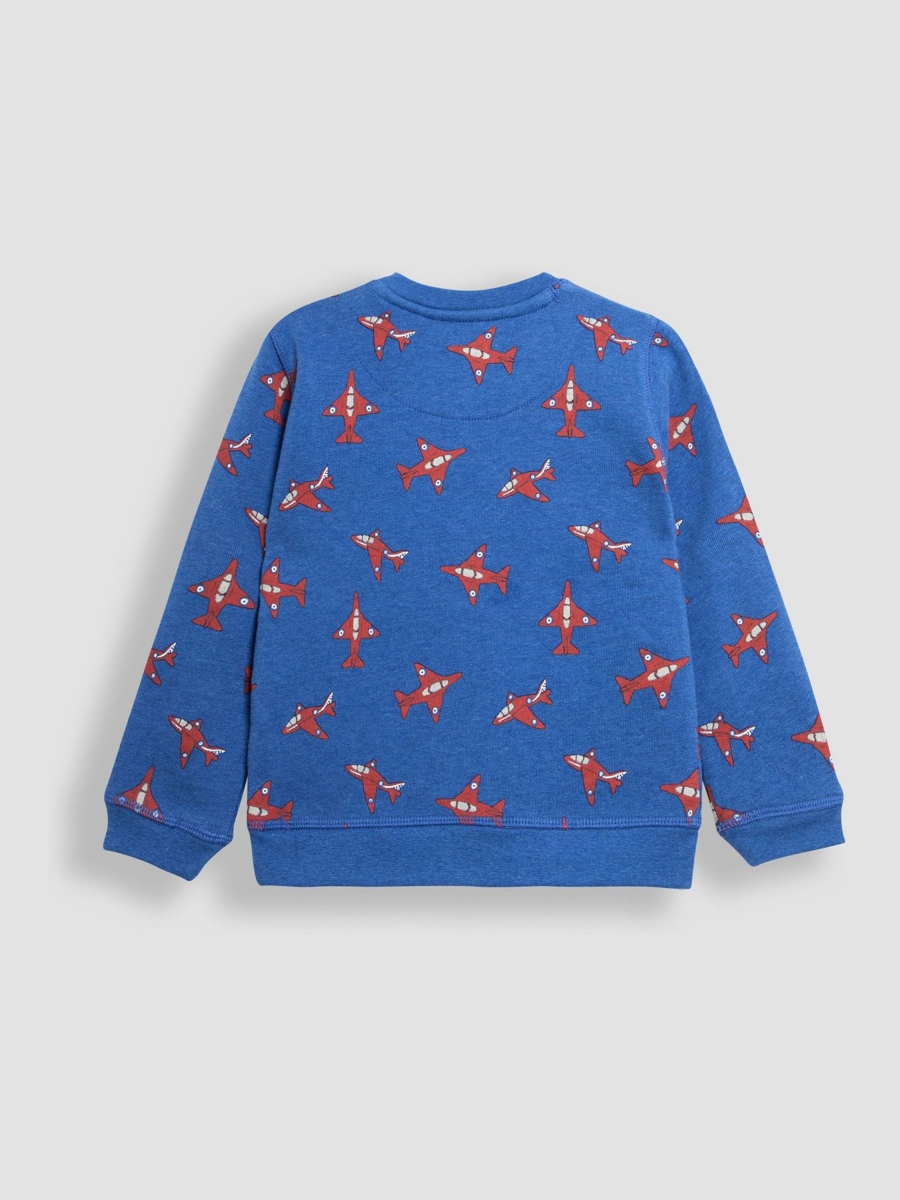 Cobalt Arrows Print Sweatshirt and Joggers Set - Image 3 of 6
